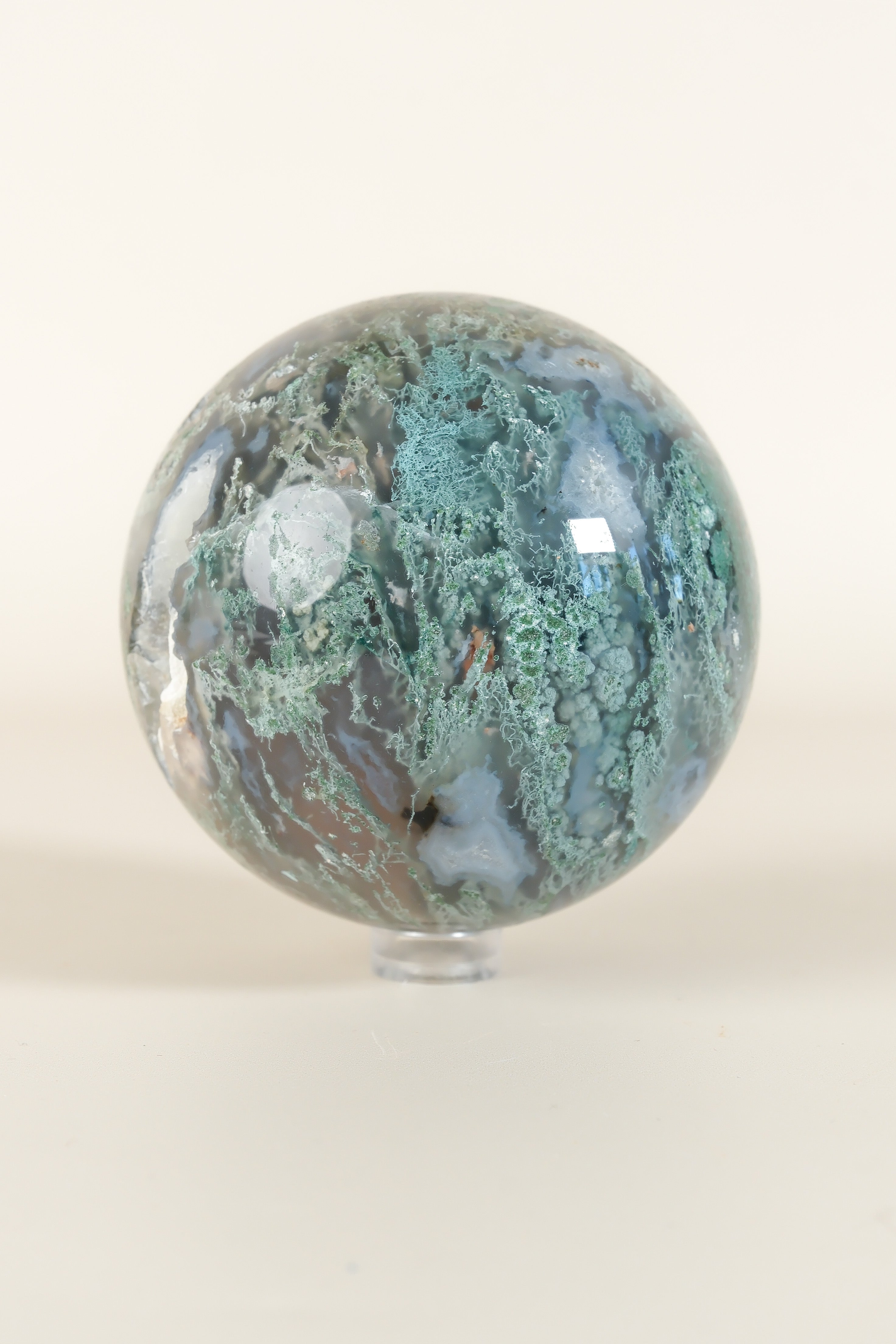 Moss Agate Sphere