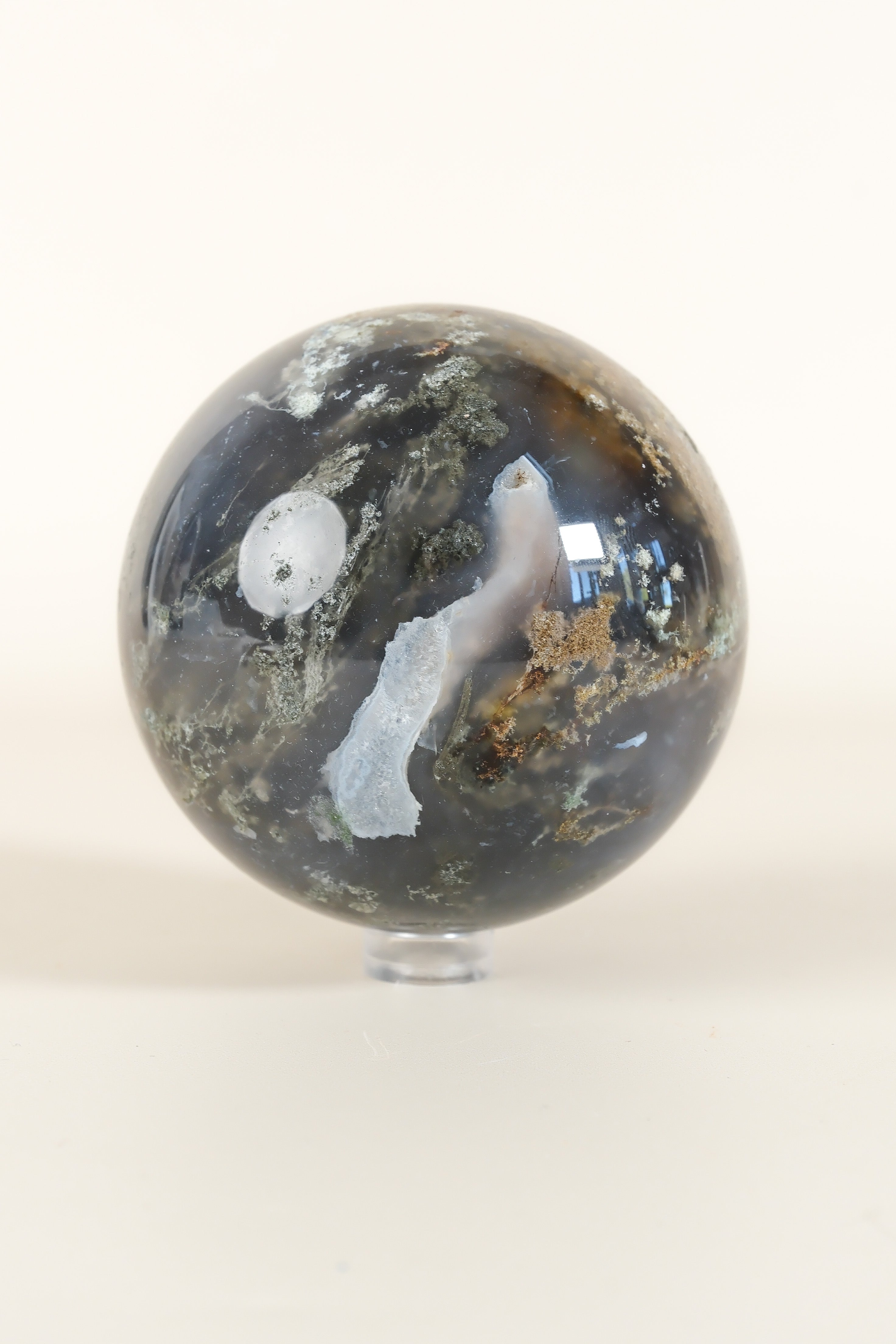 Moss Agate Sphere