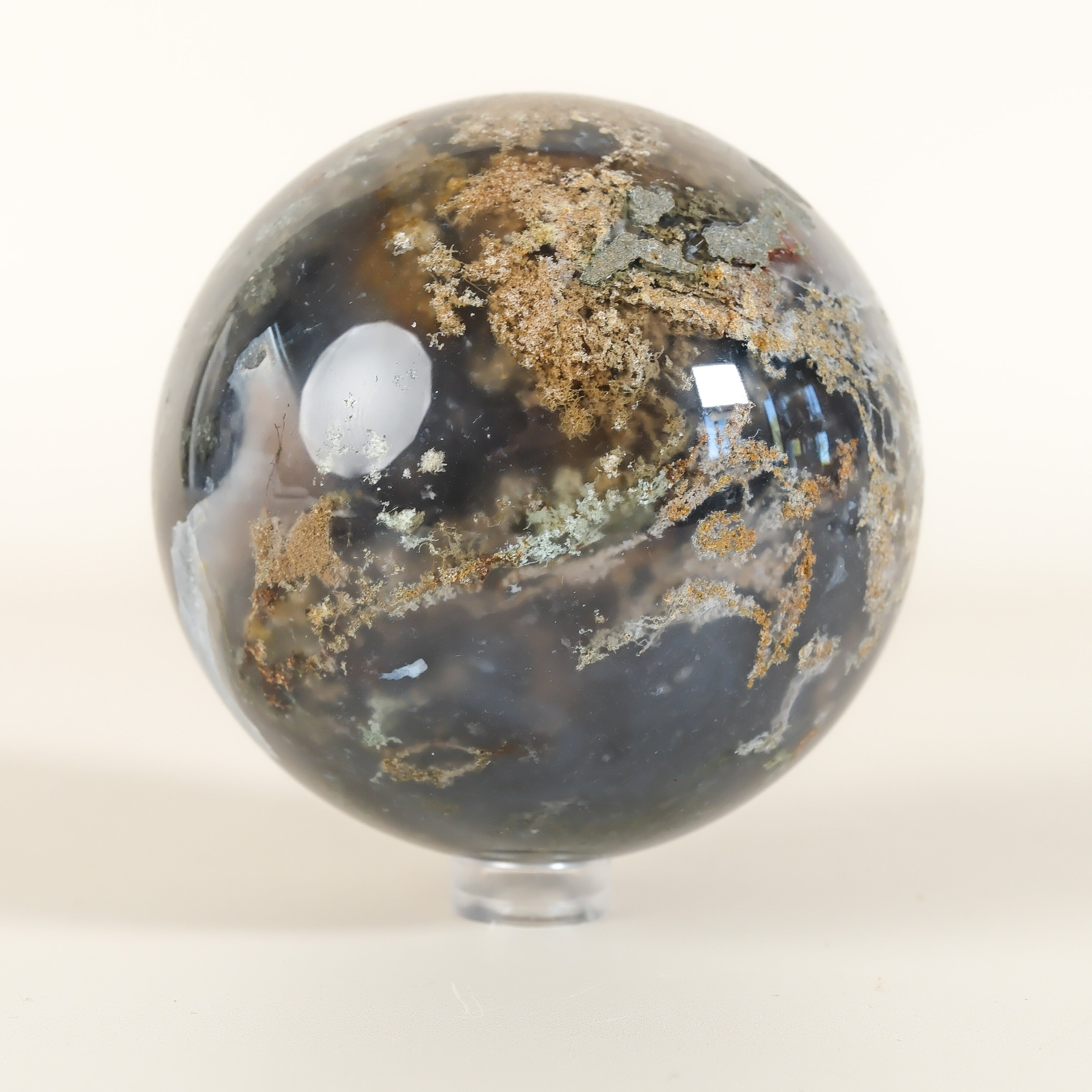Moss Agate Sphere