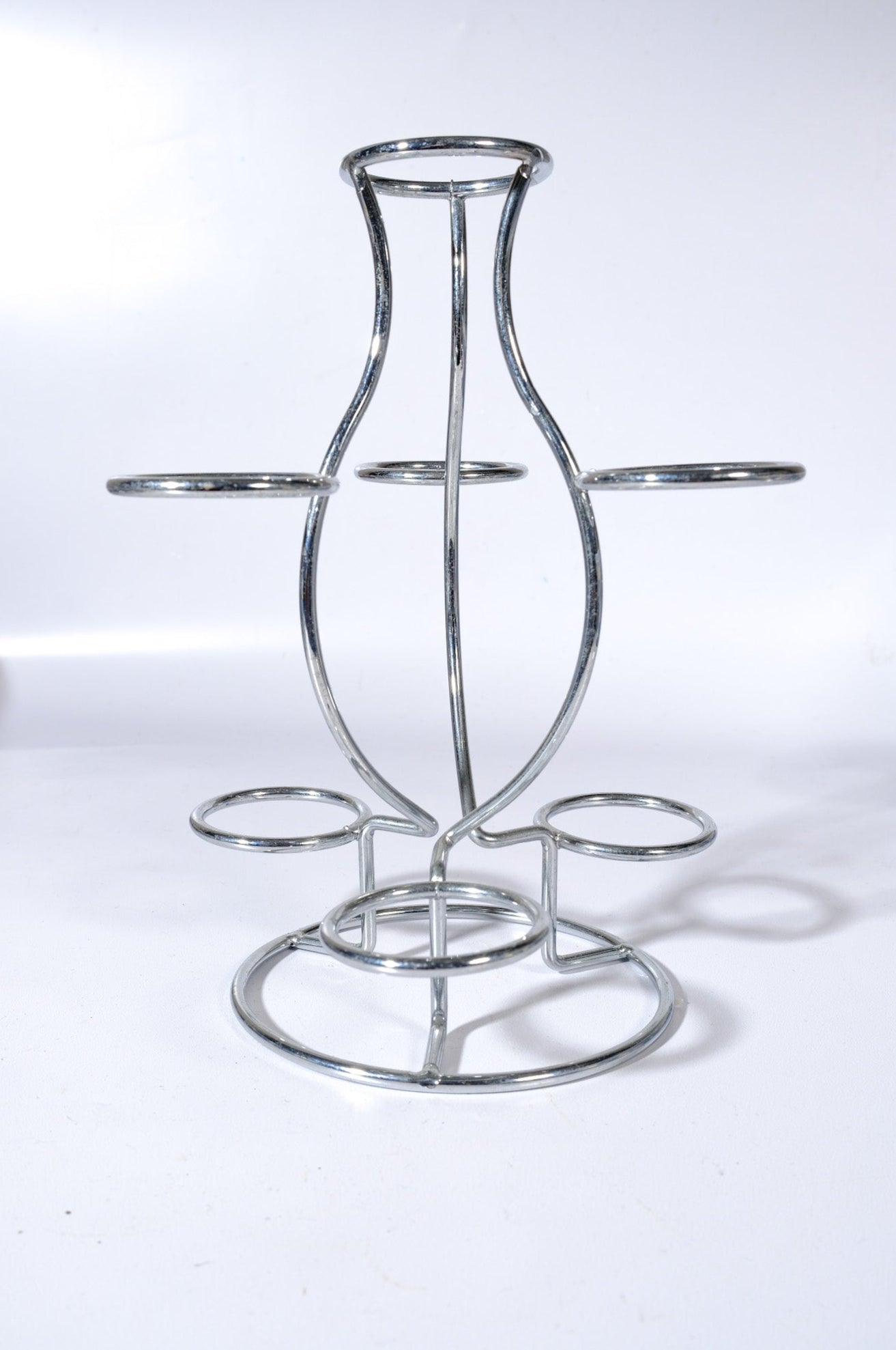 Tiered Silver Sphere Stand
