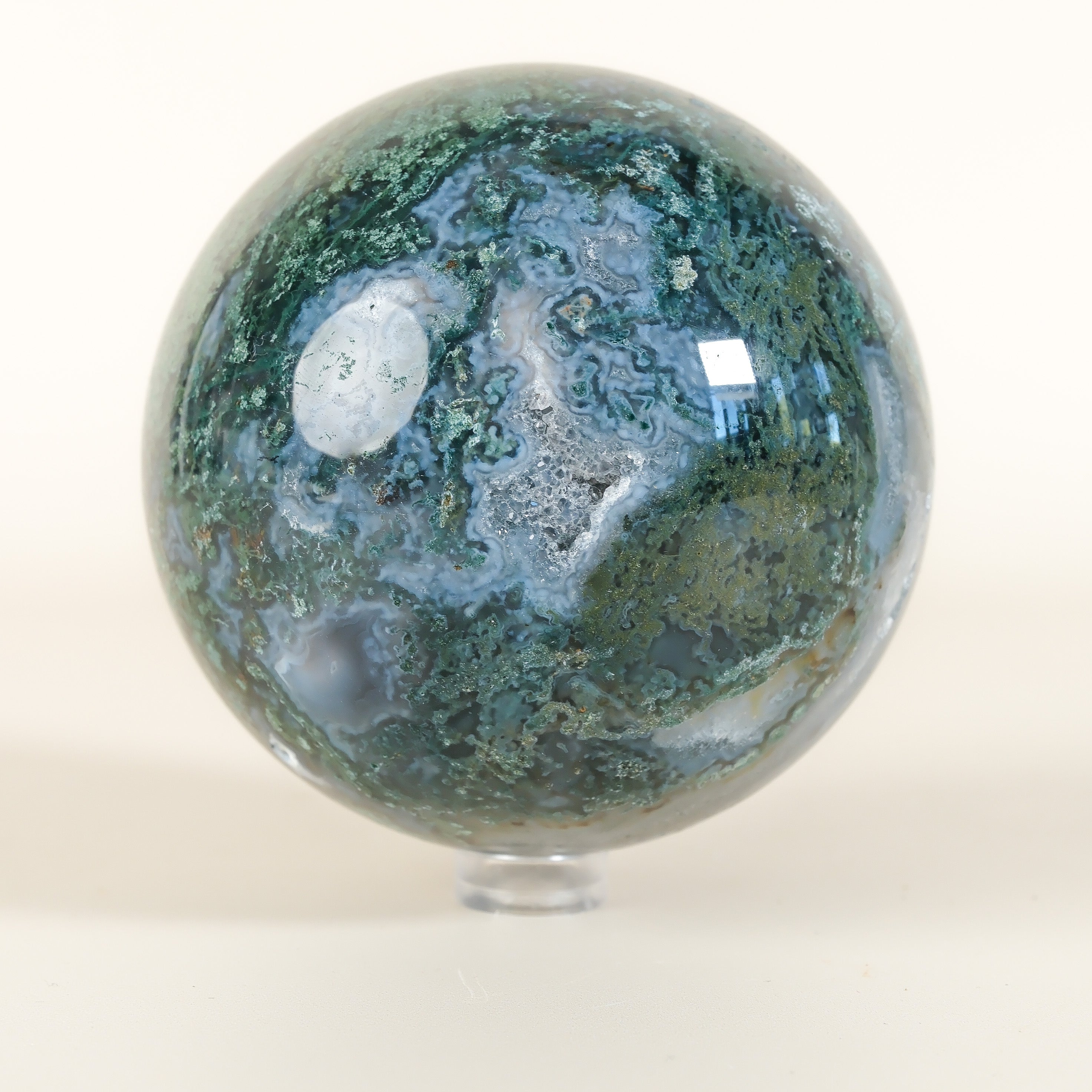 Moss Agate Sphere
