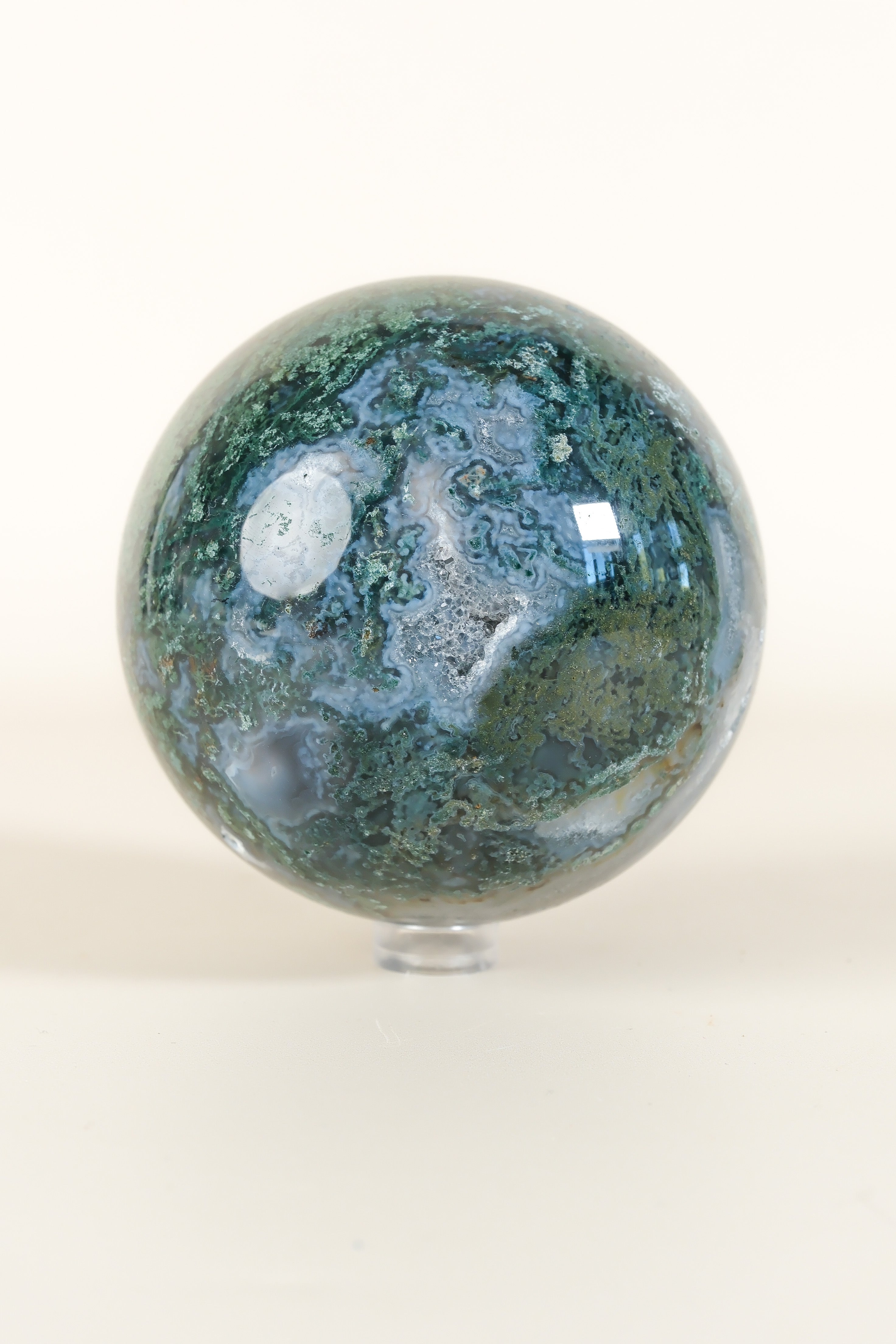 Moss Agate Sphere