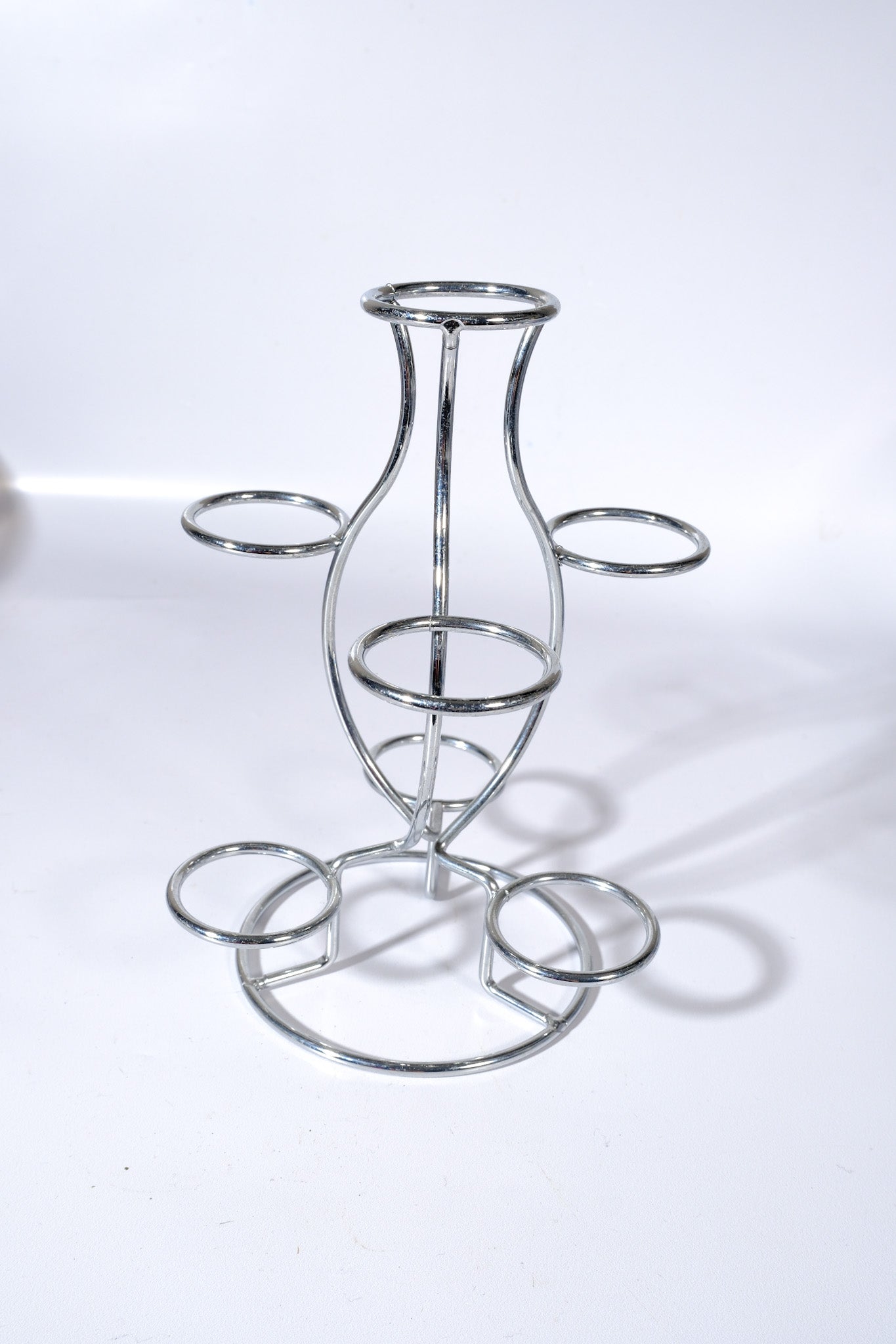 Tiered Silver Sphere Stand