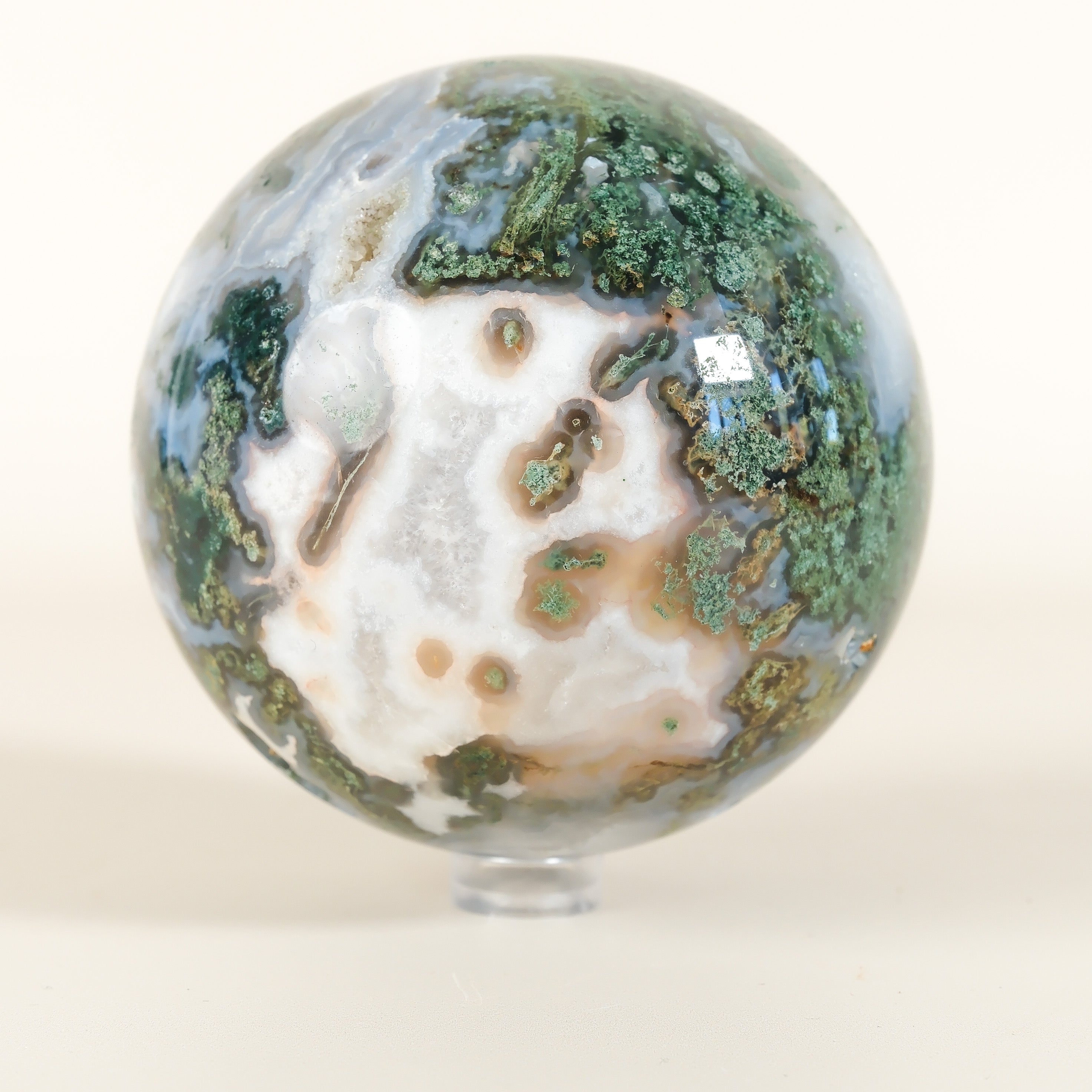 Moss Agate Sphere