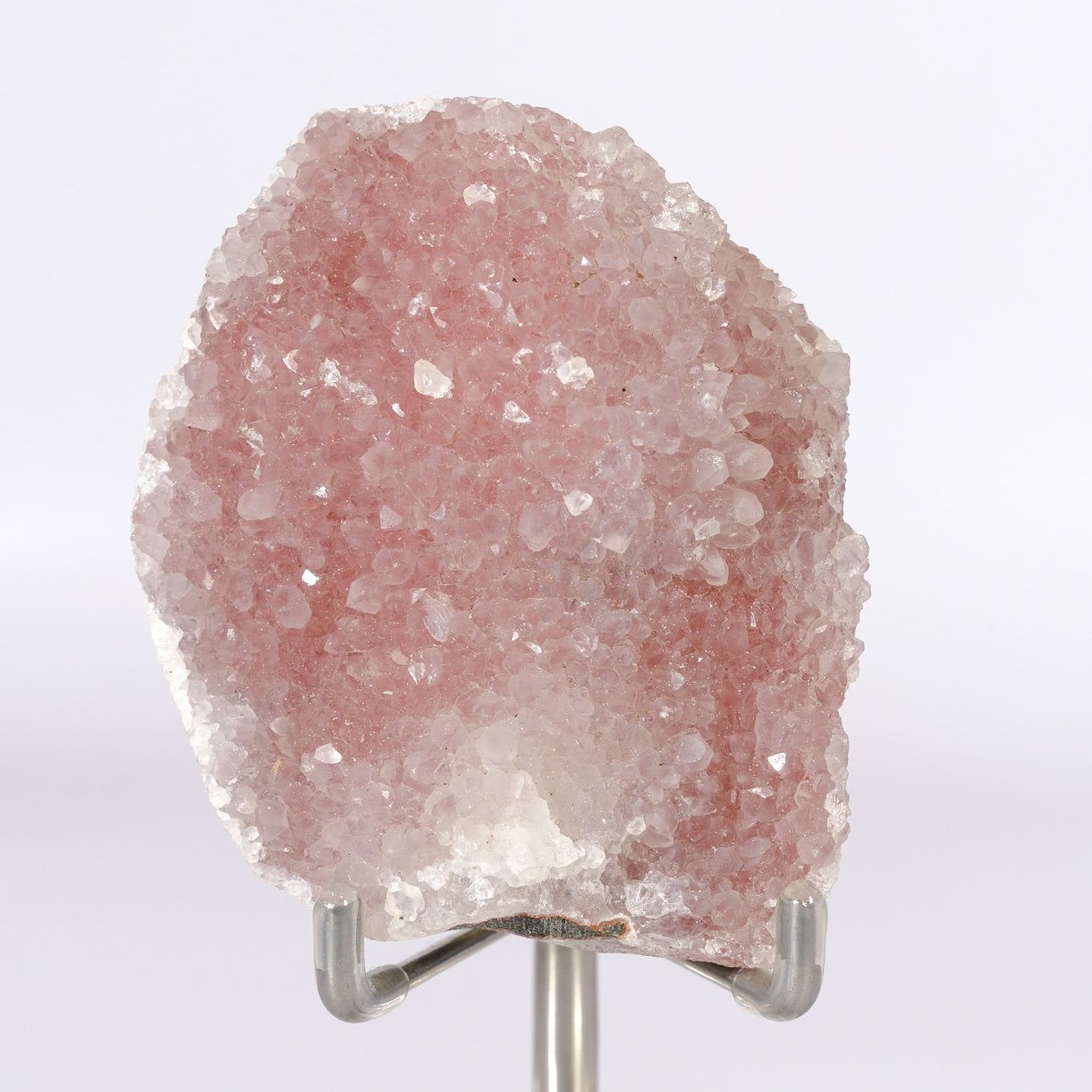 Pink Chalcedony / Quartz Cluster