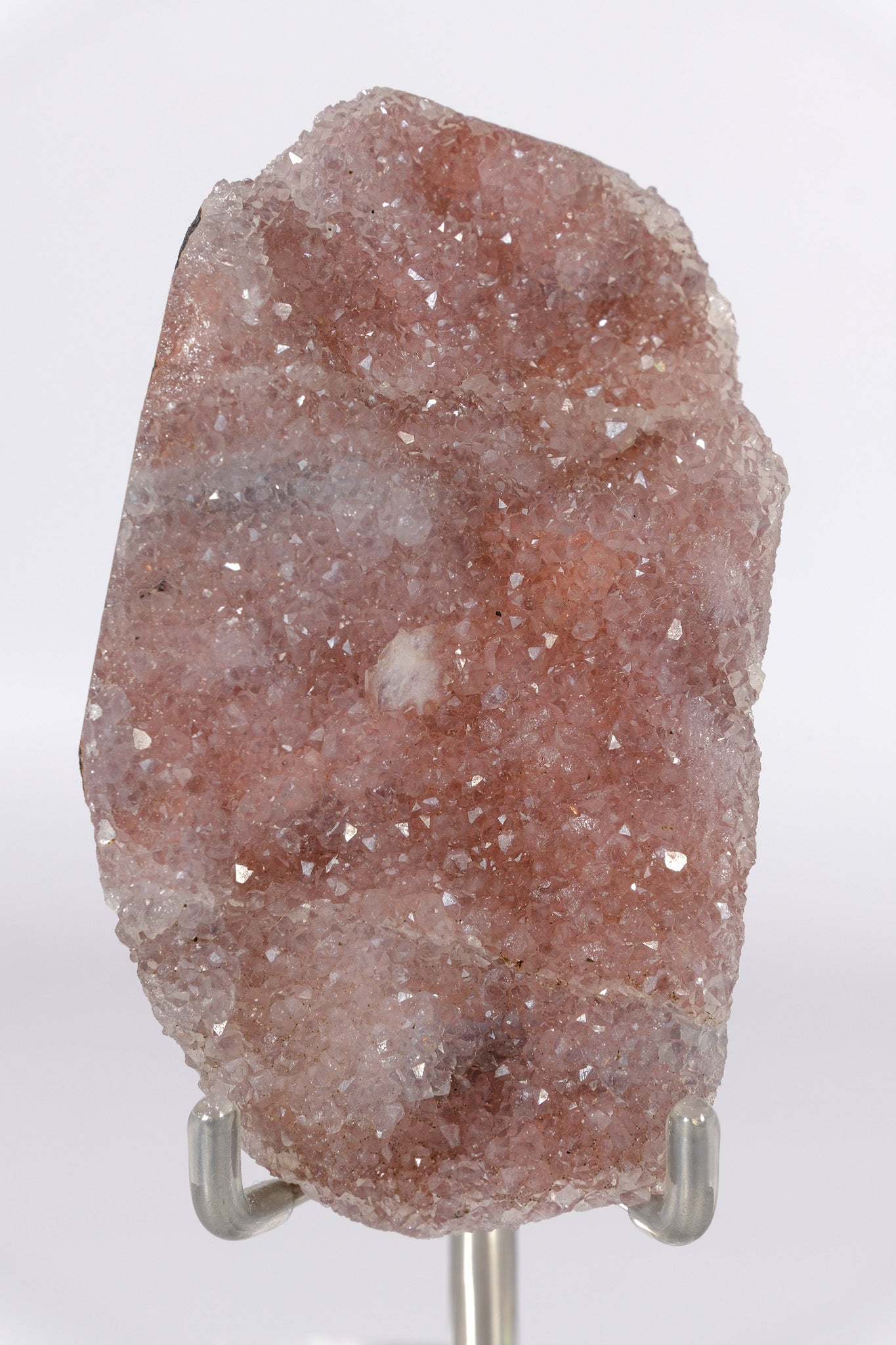 Pink Chalcedony / Quartz Cluster