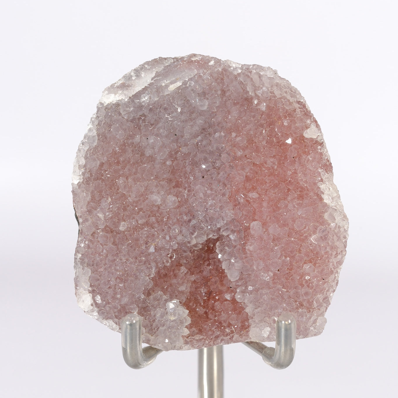 Pink Chalcedony / Quartz Cluster