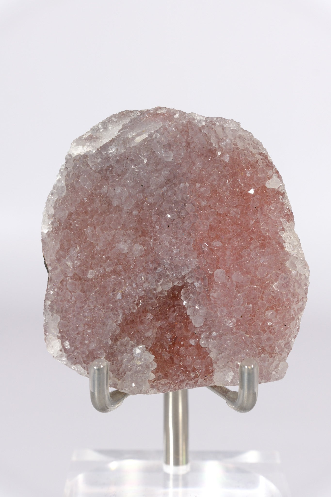 Pink Chalcedony / Quartz Cluster