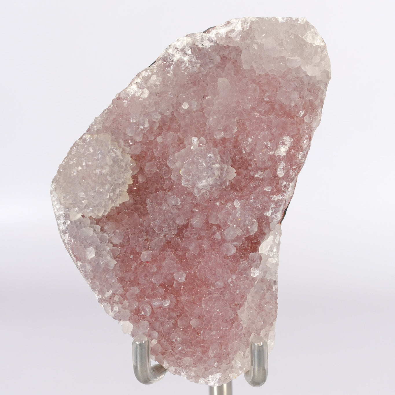 Pink Chalcedony / Quartz Cluster