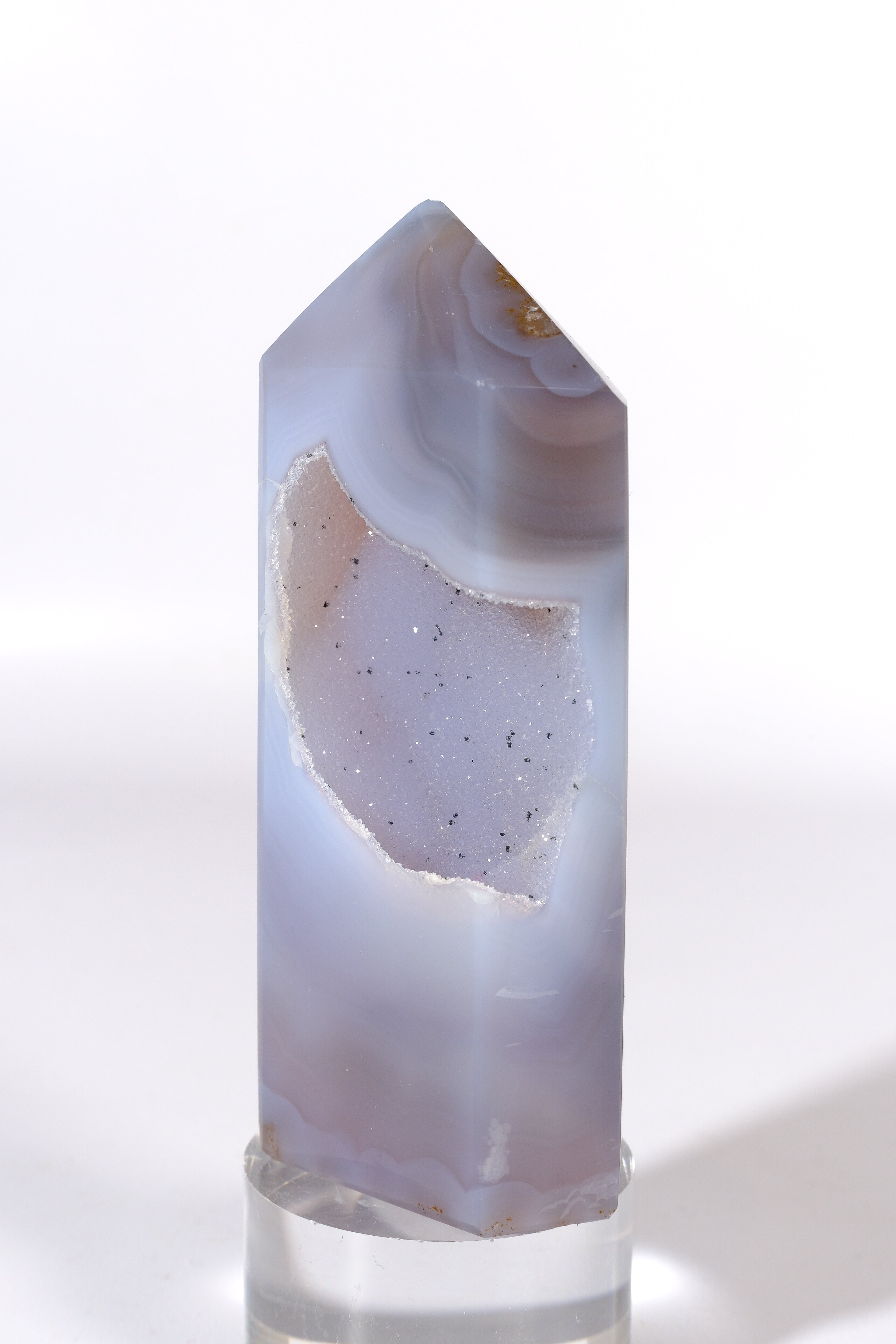 Druzy Agate Tower