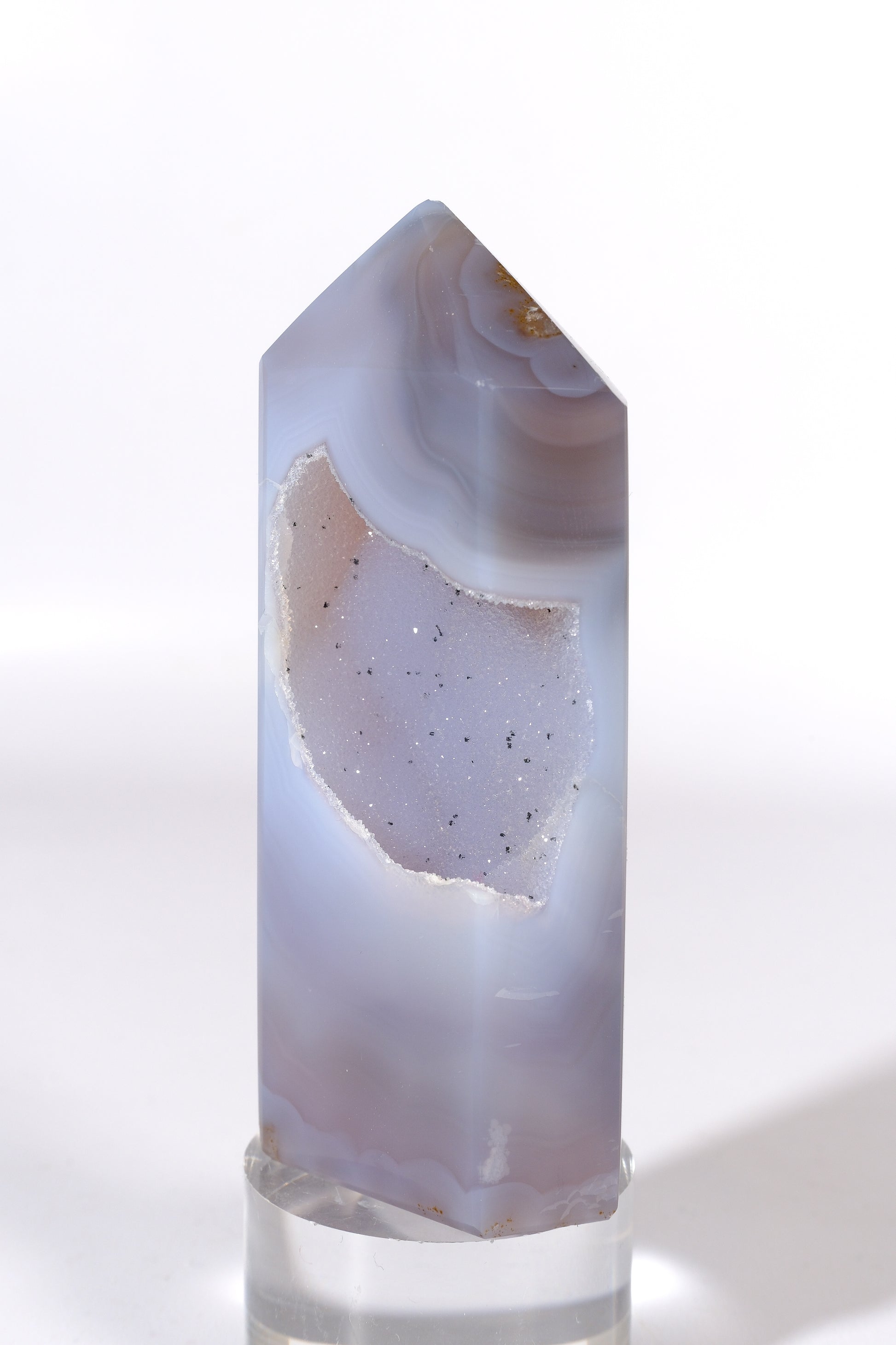 Druzy Agate Tower