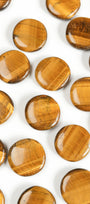Tigers Eye Flat Stone