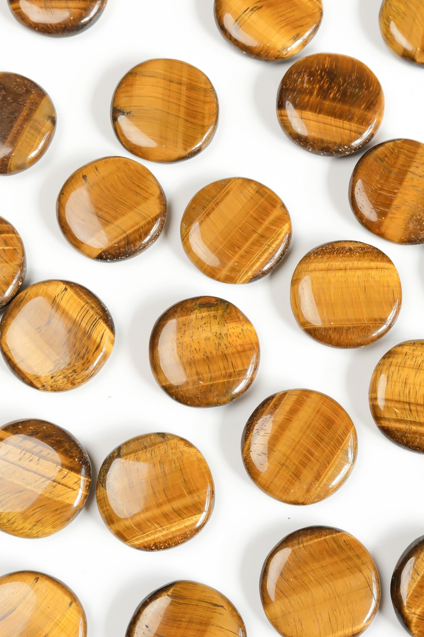 Tigers Eye Flat Stone