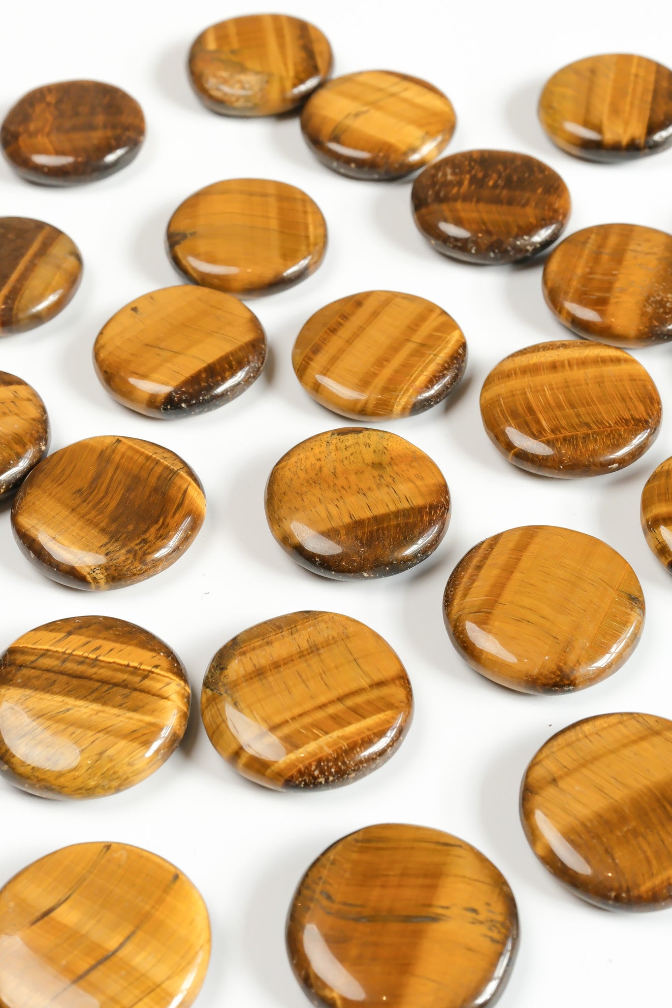 Tigers Eye Flat Stone