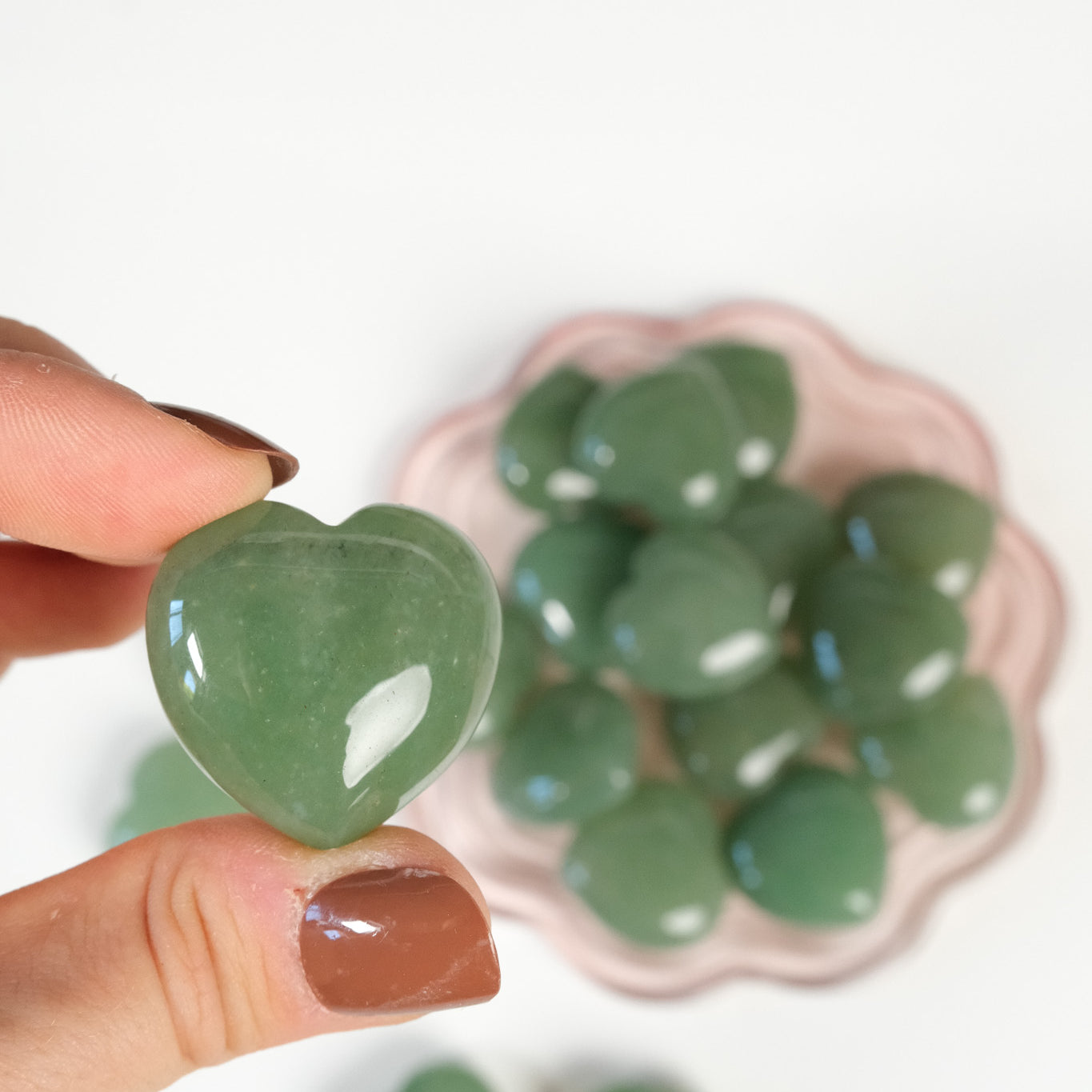 Green Aventurine Small Heart