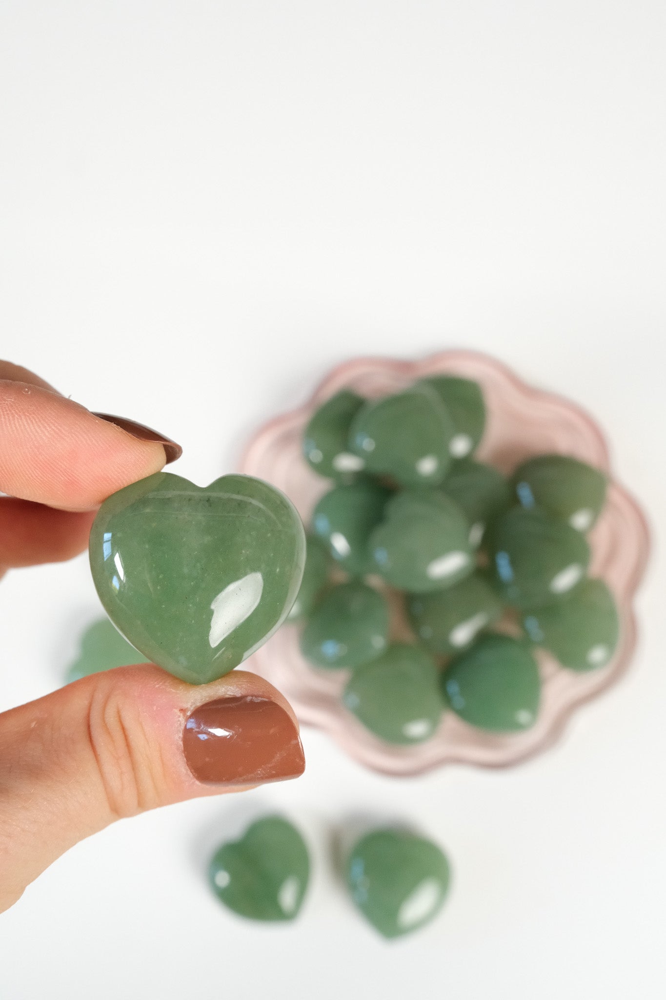 Green Aventurine Small Heart