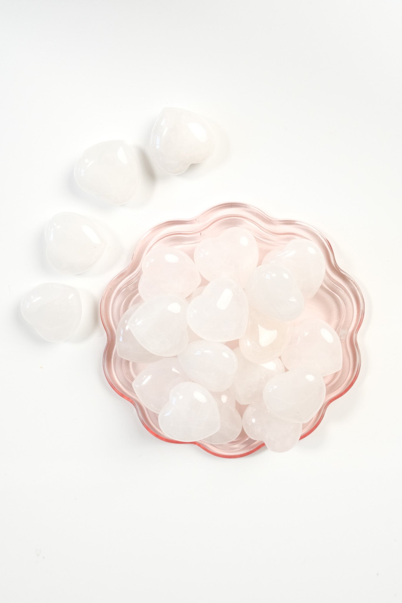 Clear Quartz Small Heart