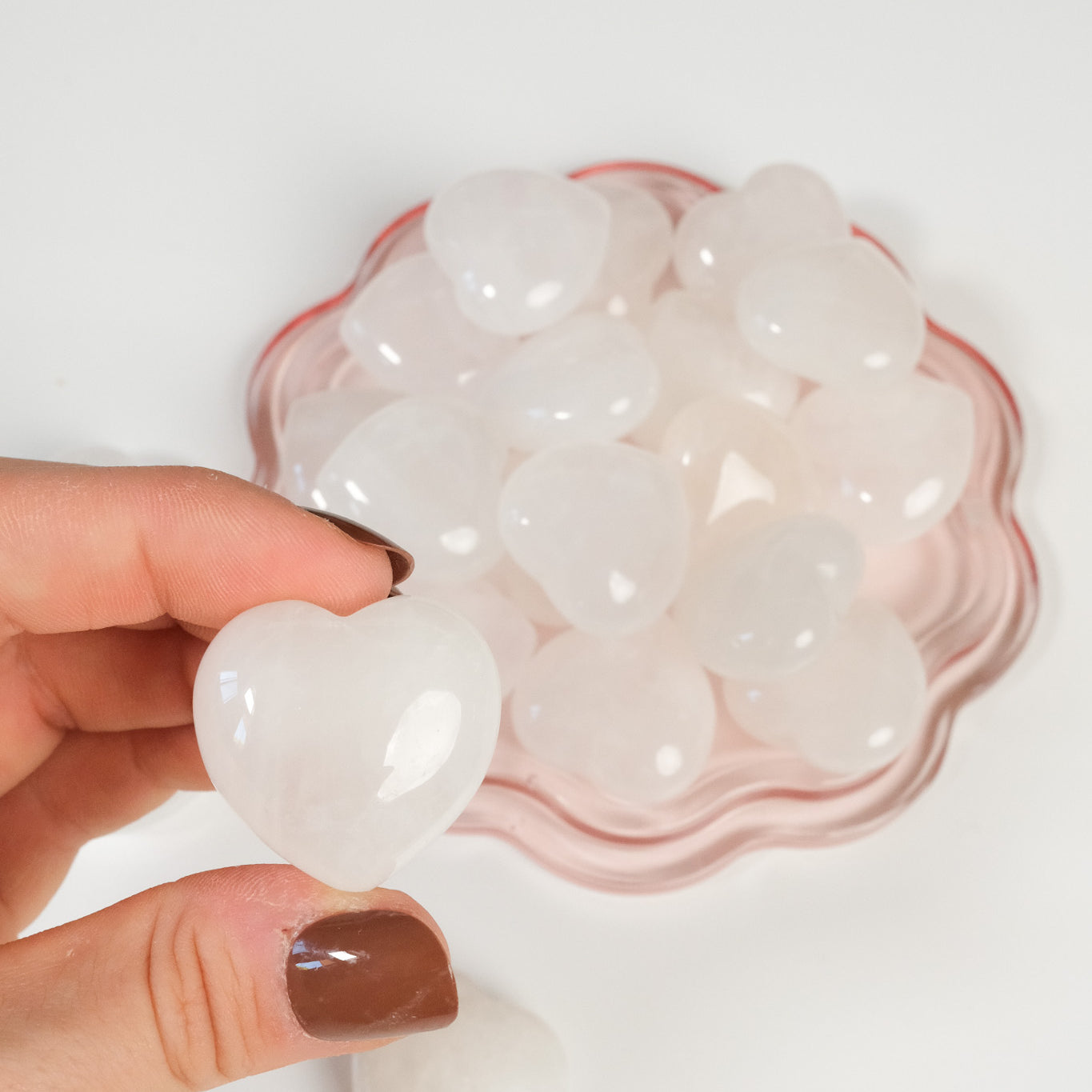 Clear Quartz Small Heart