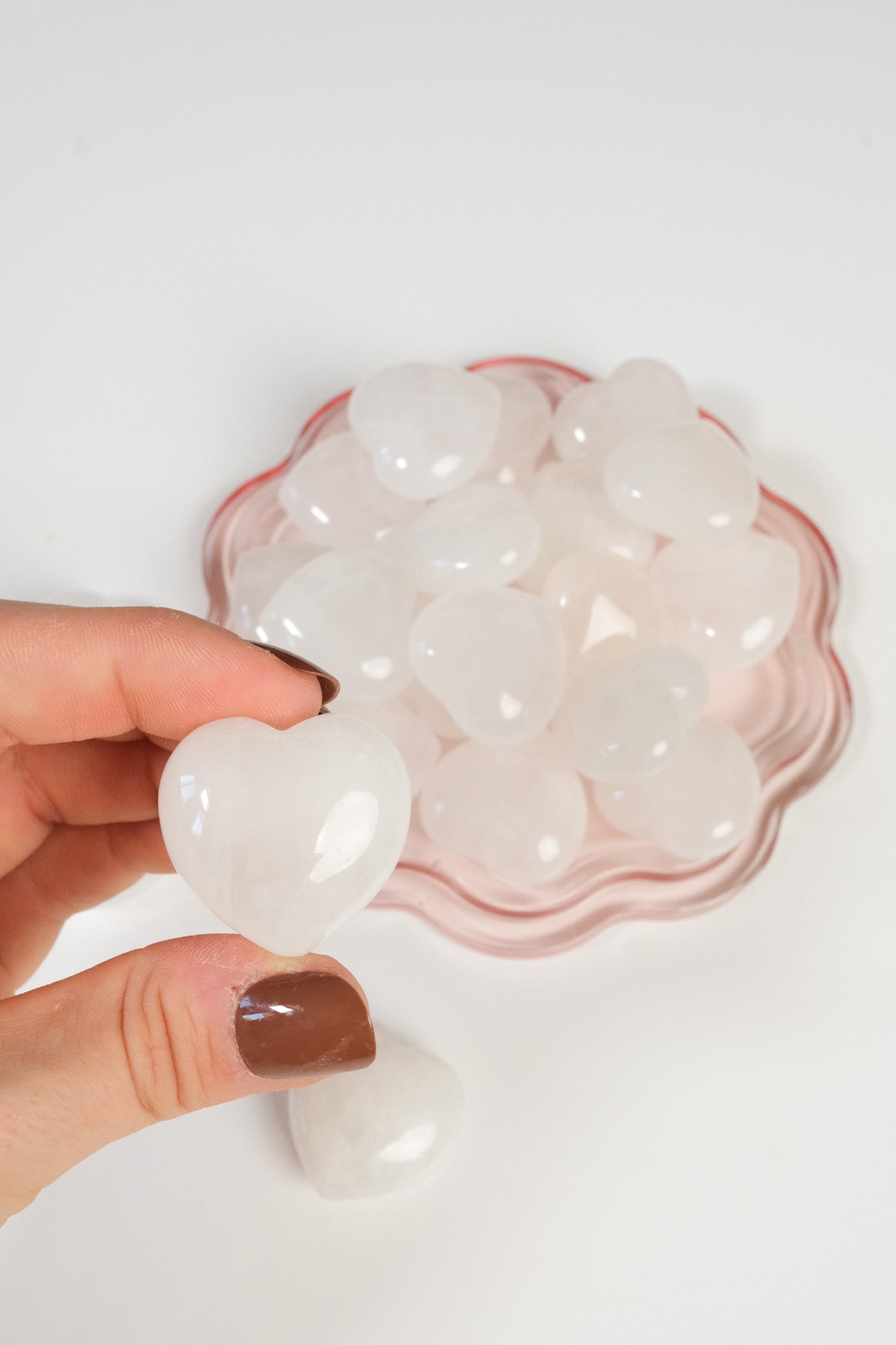 Clear Quartz Small Heart