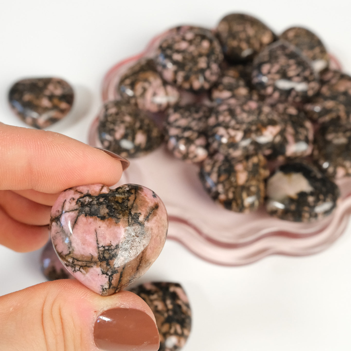 Rhodonite Small Heart