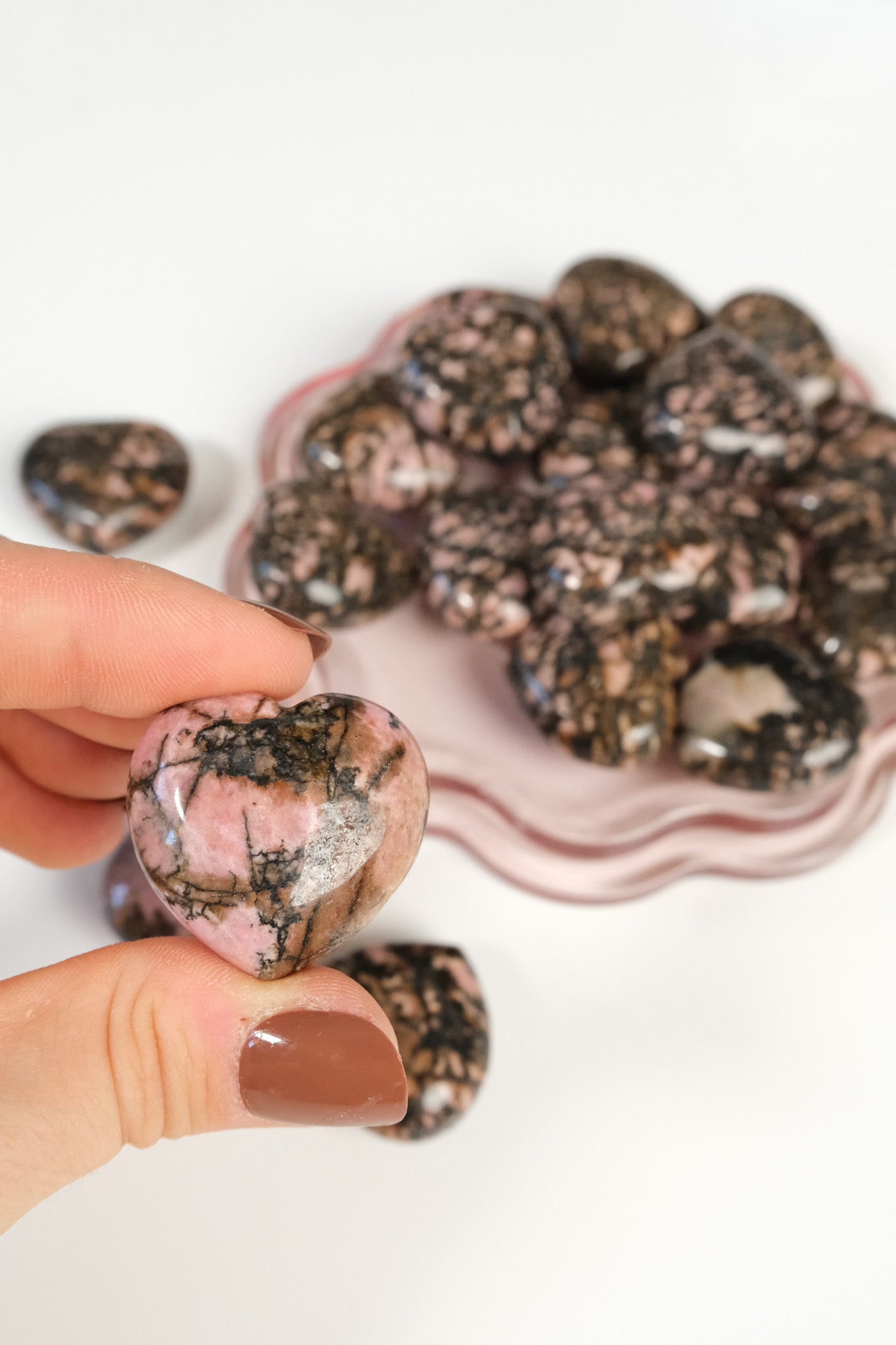 Rhodonite Small Heart