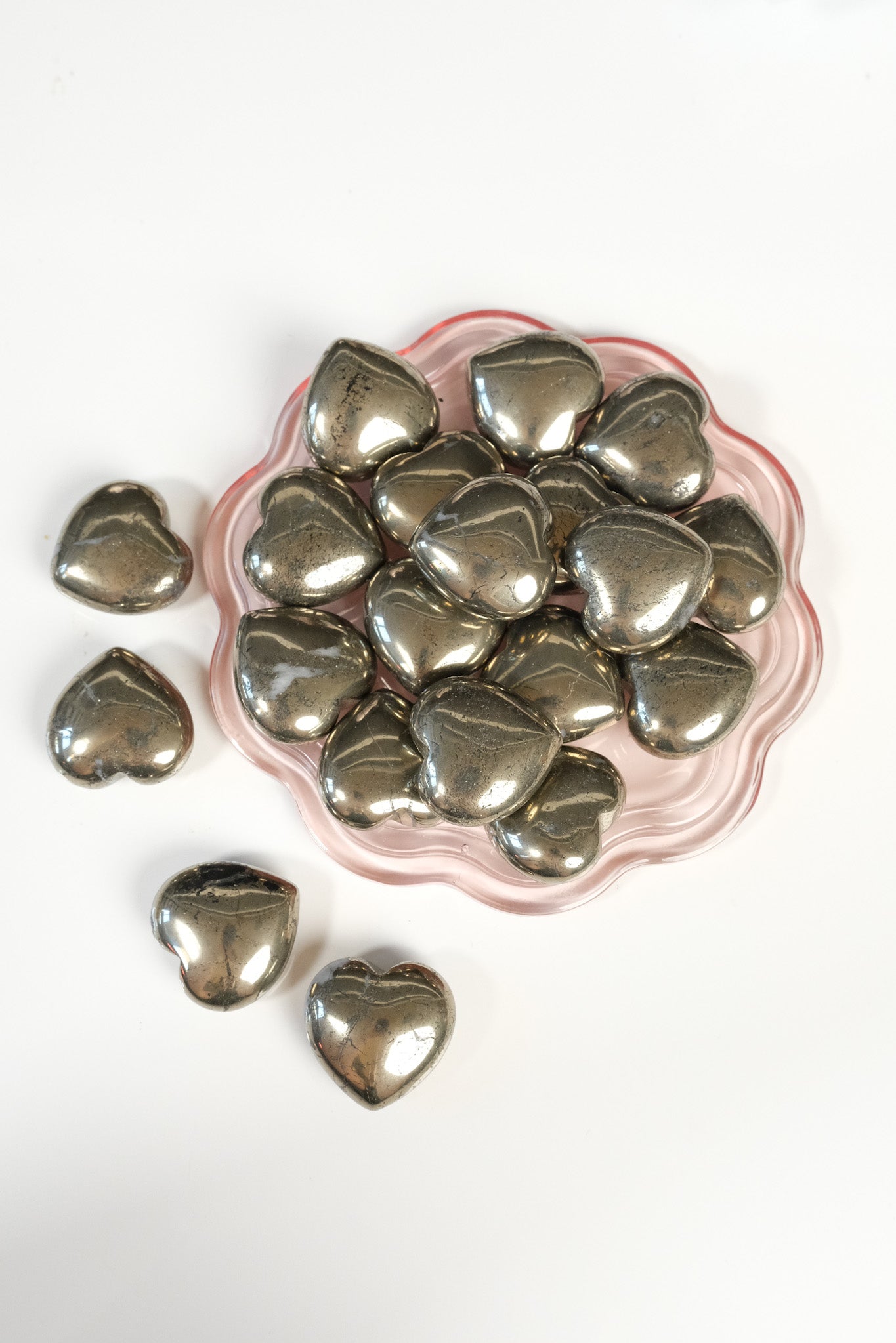 Pyrite Small Heart