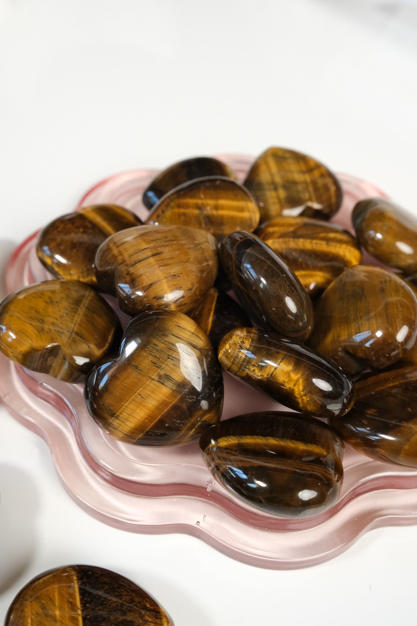 Tigers Eye Small Heart