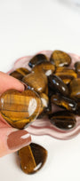 Tigers Eye Small Heart