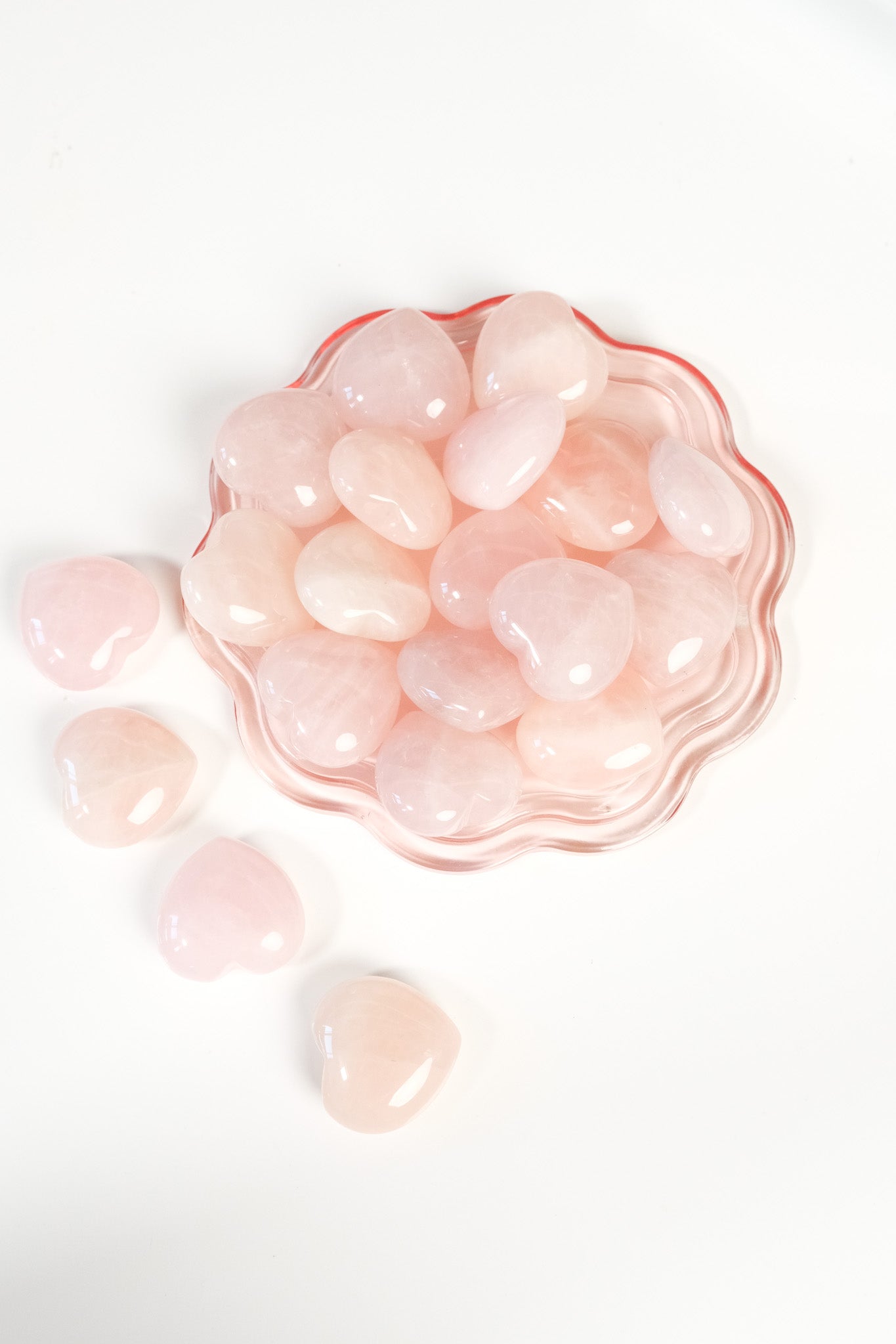 Rose Quartz Small Heart