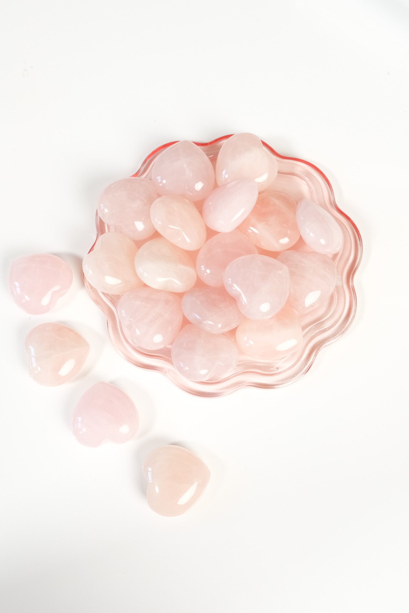 Rose Quartz Small Heart