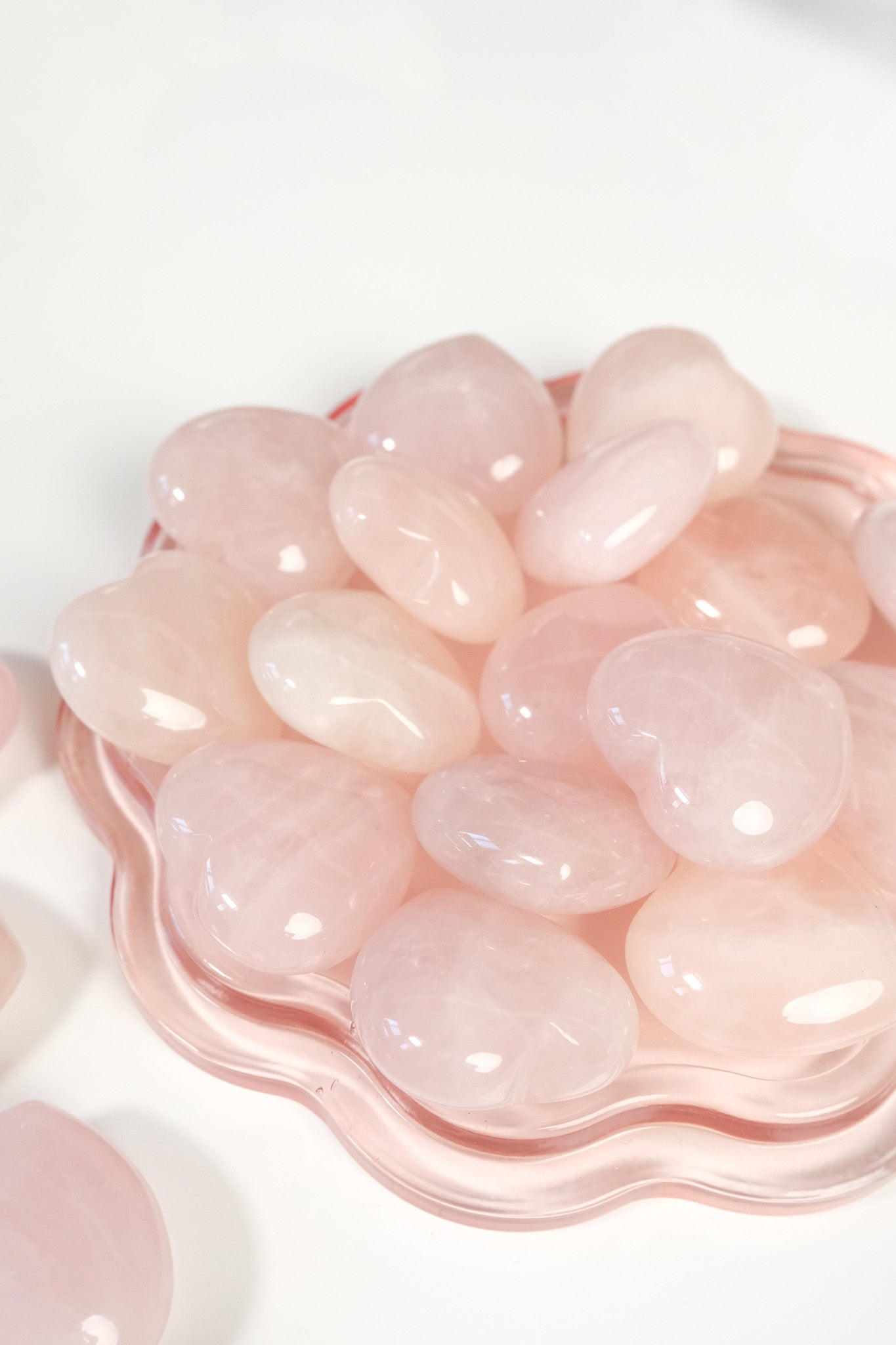 Rose Quartz Small Heart