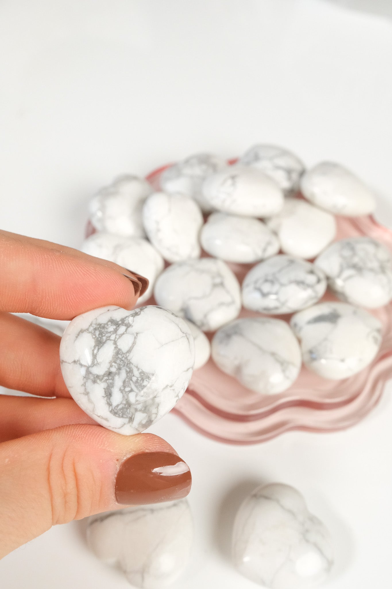 Howlite Small Heart