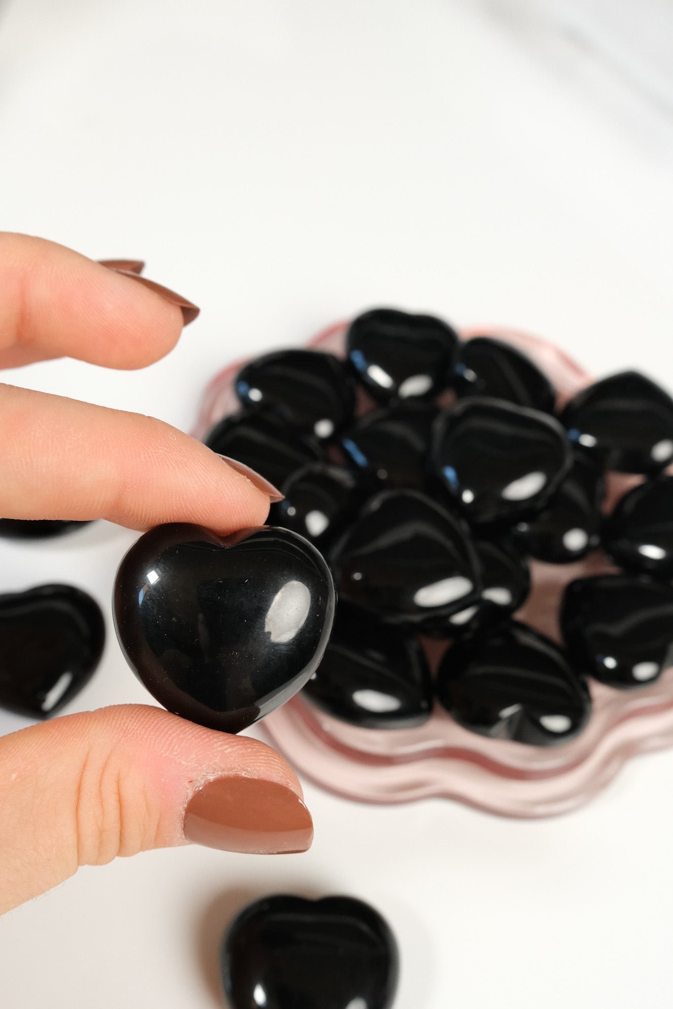 Obsidian Small Heart