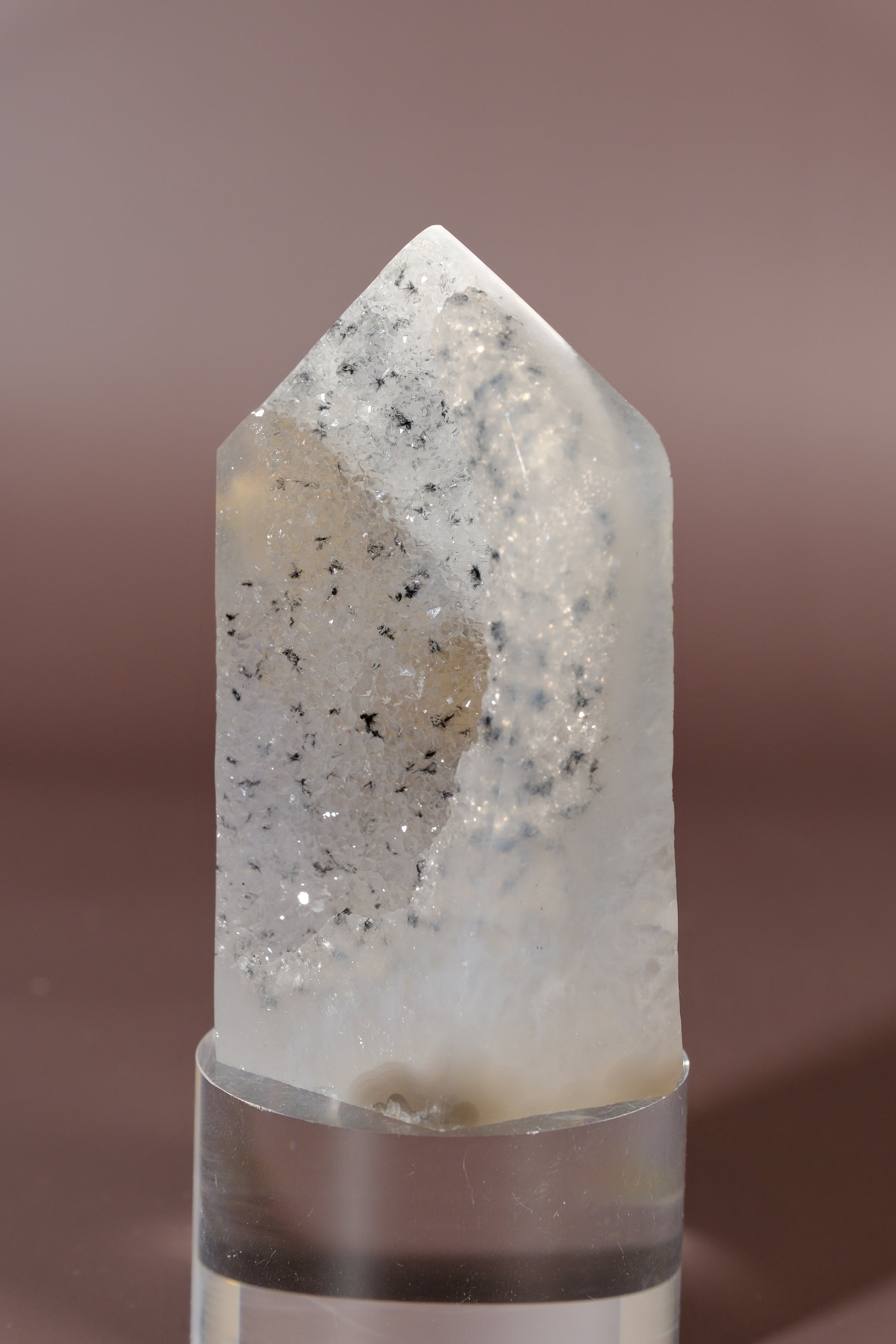 Druzy Agate Tower