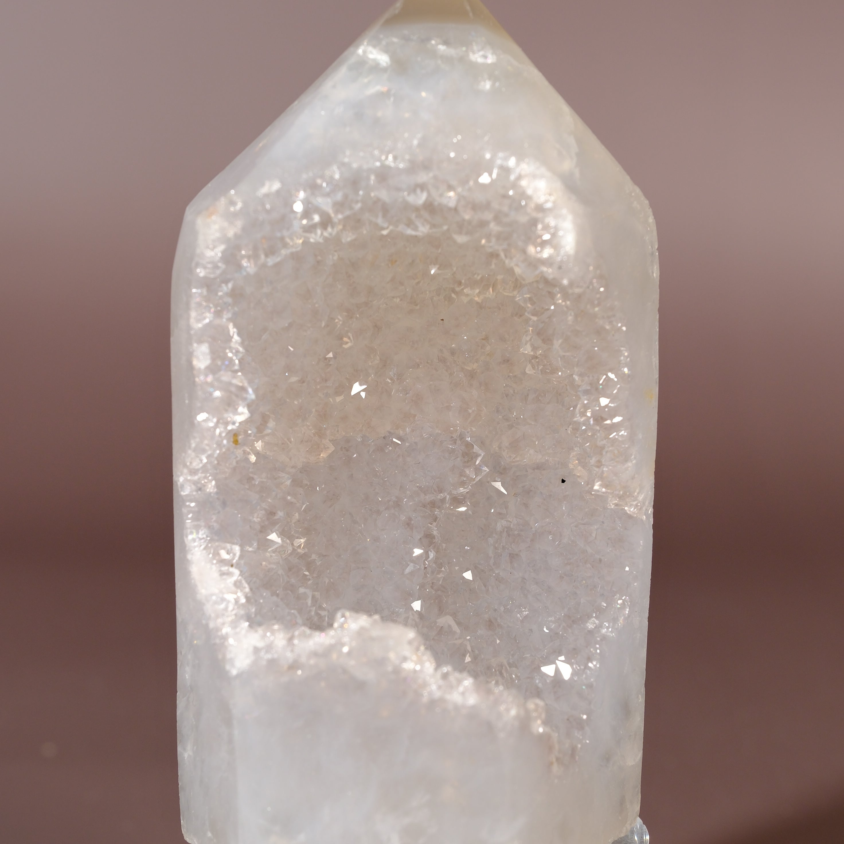 Druzy Agate Tower