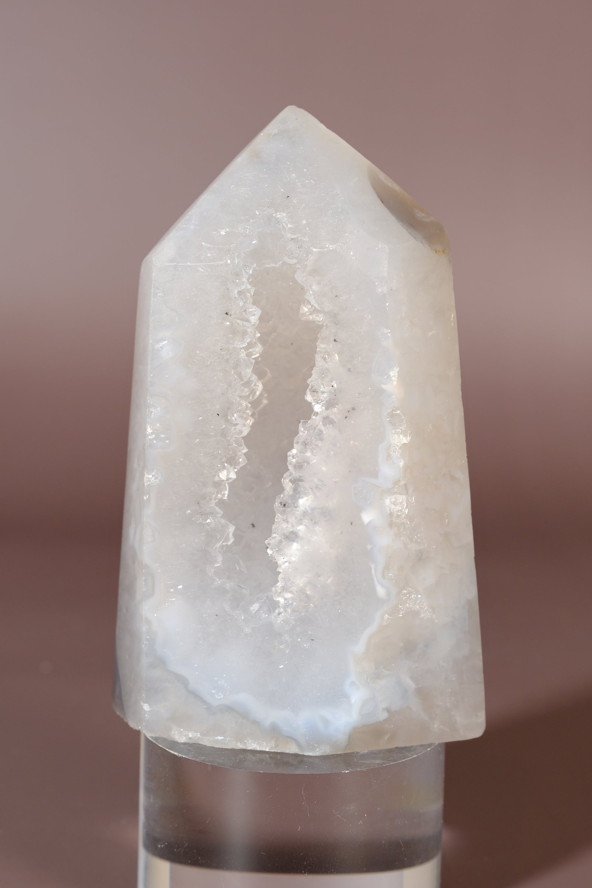 Druzy Agate Tower