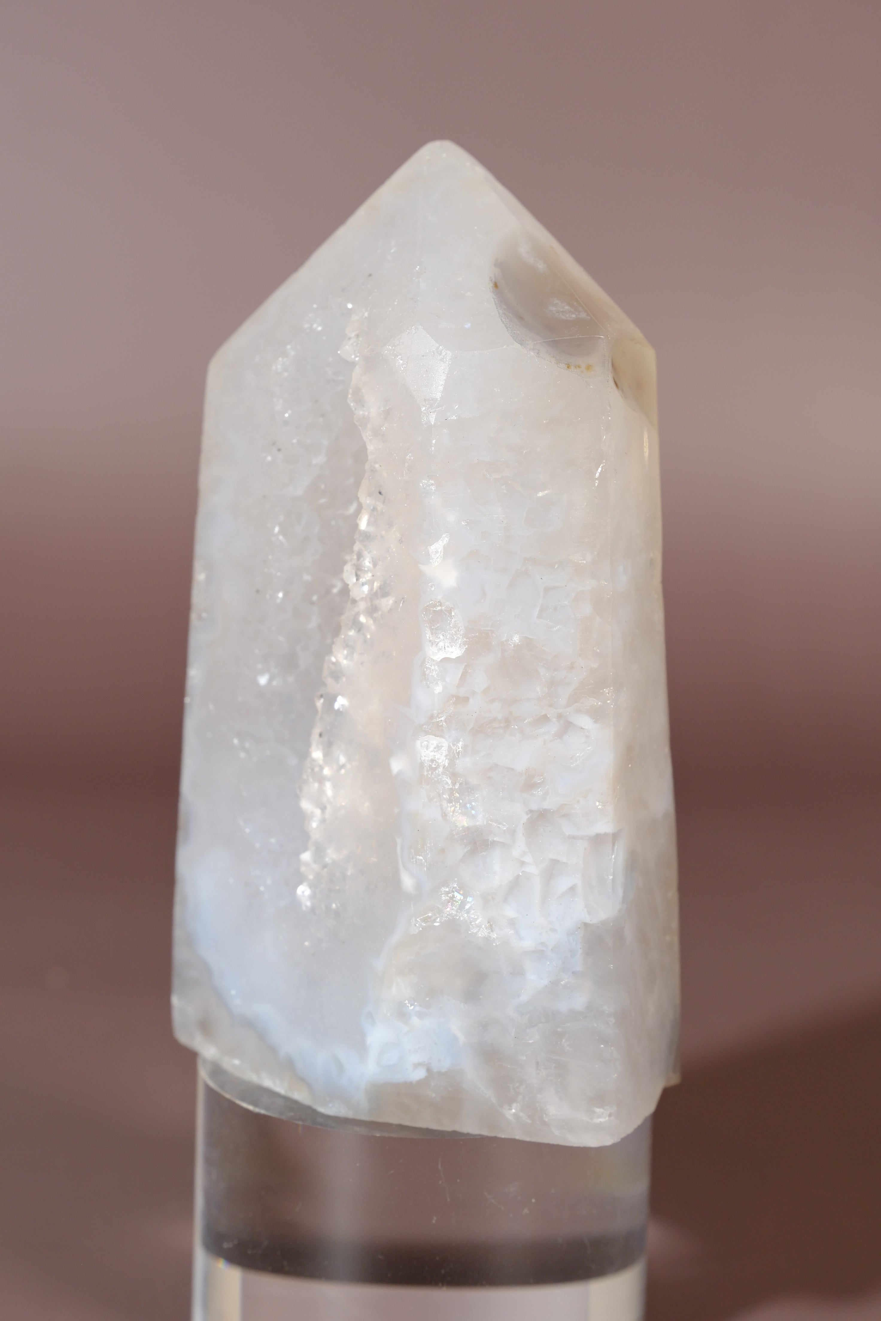Druzy Agate Tower