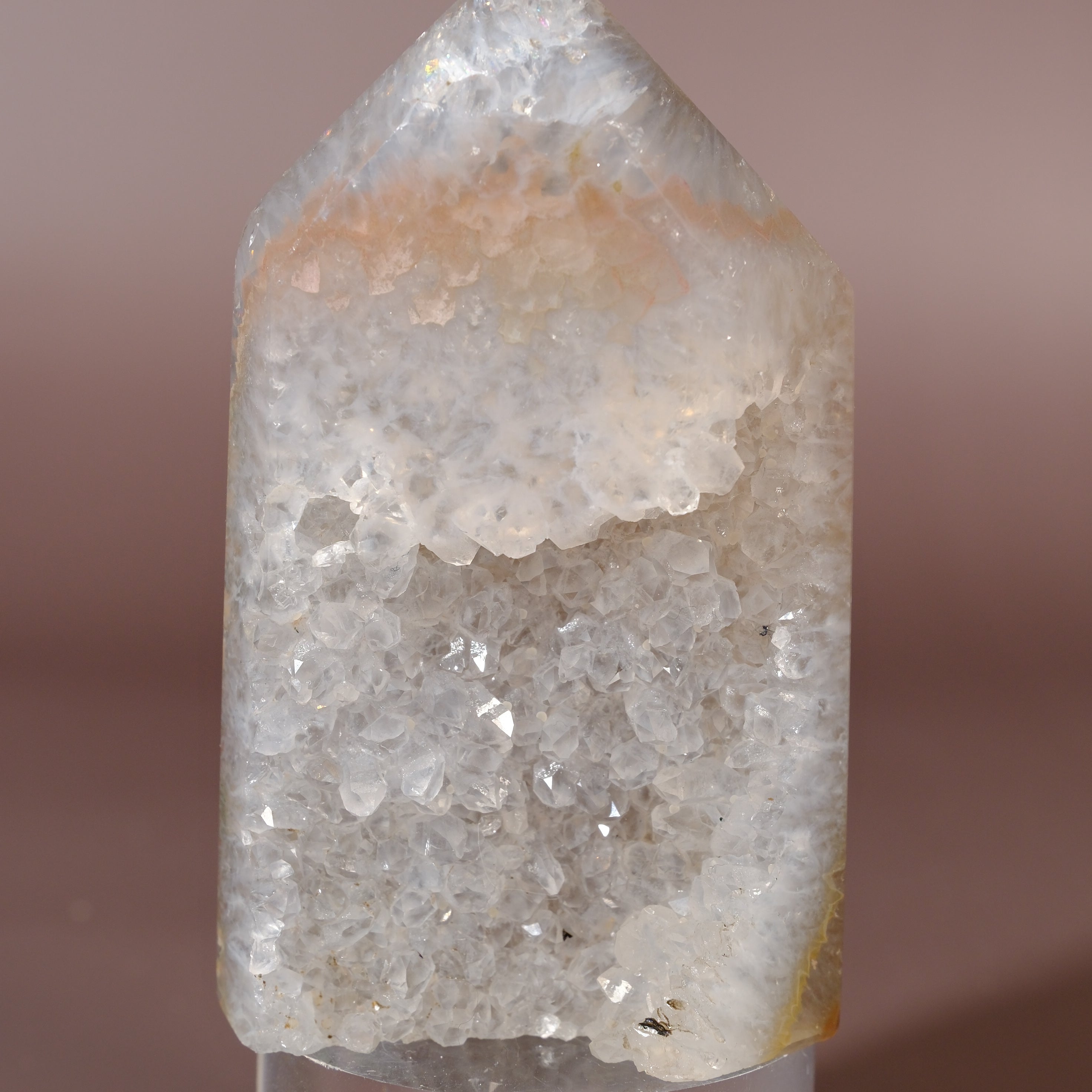 Druzy Agate Tower