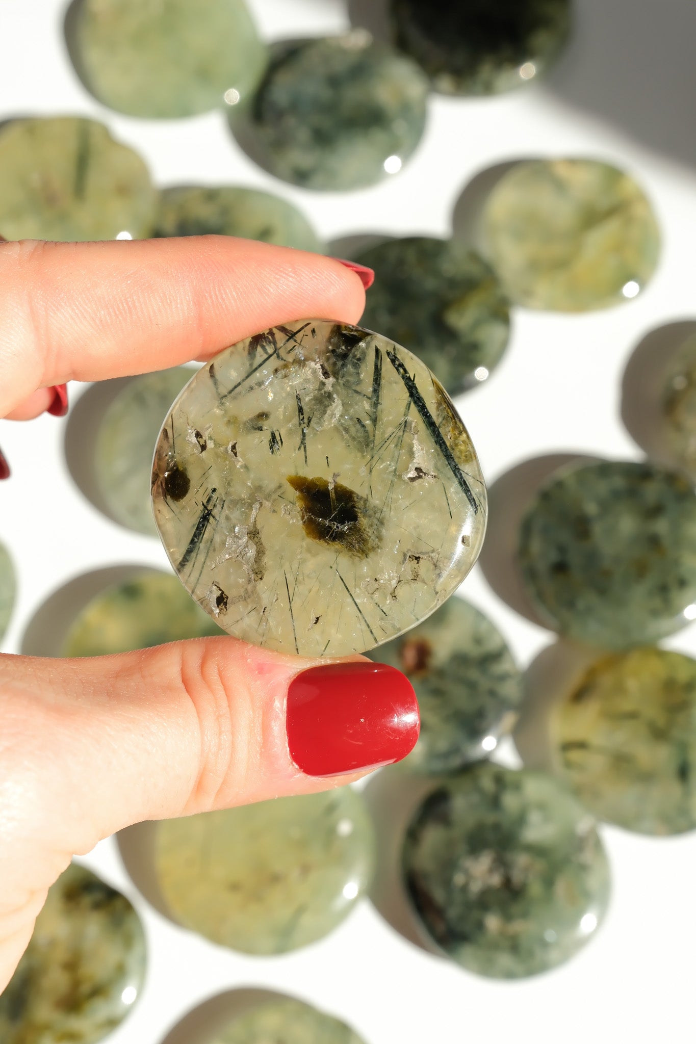Prehnite Flat Stone
