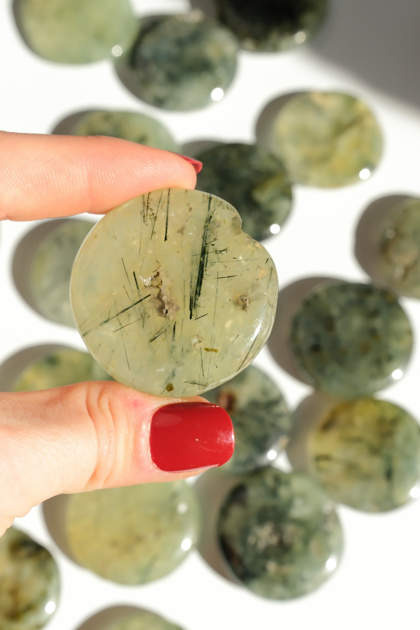 Prehnite Flat Stone