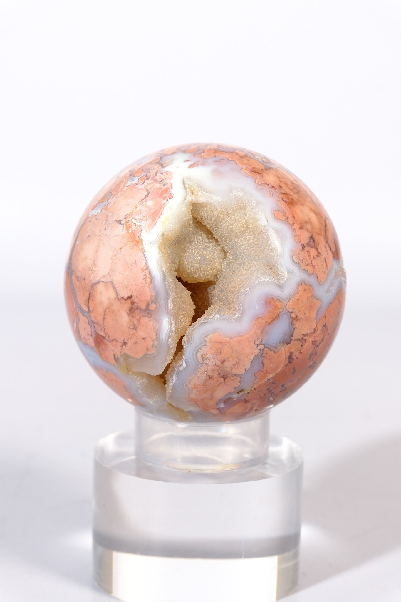 Pink Agate Sphere