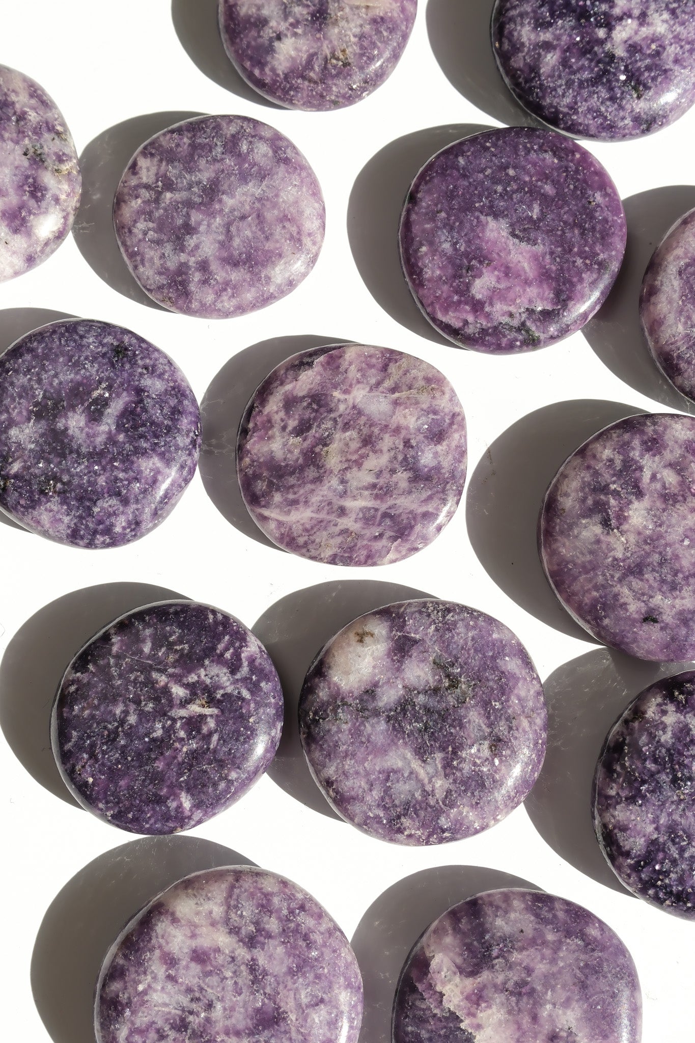 Lepidolite Flat Stone