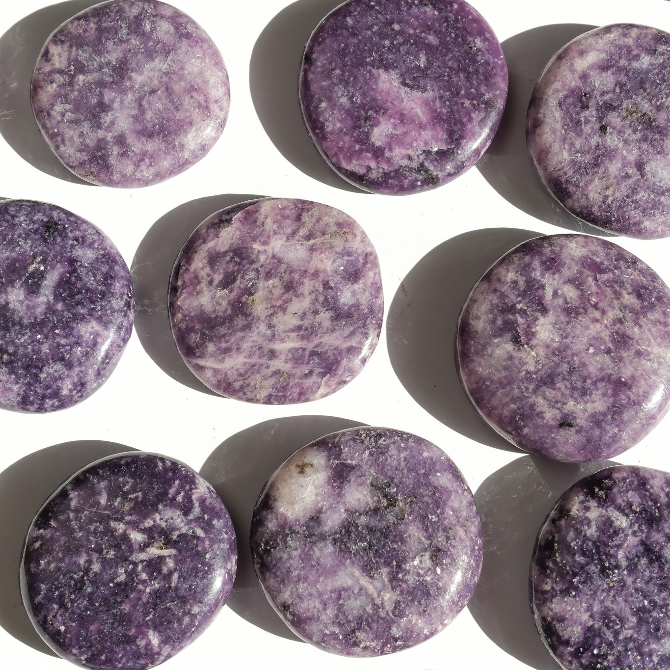 Lepidolite Flat Stone
