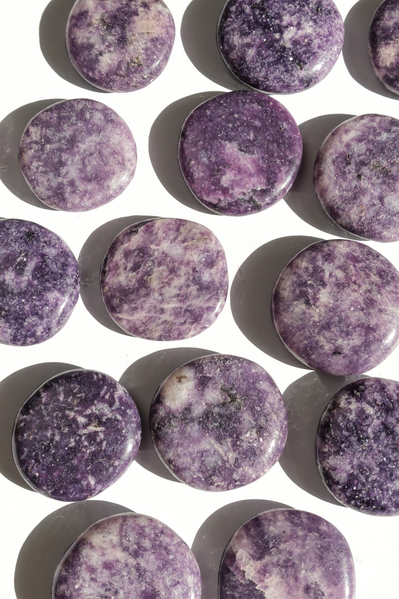 Lepidolite Flat Stone
