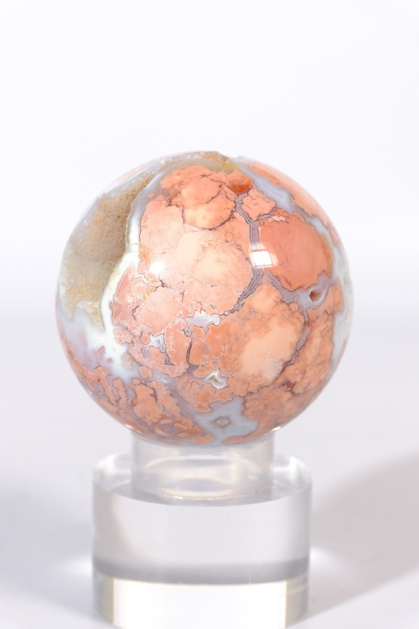 Pink Agate Sphere
