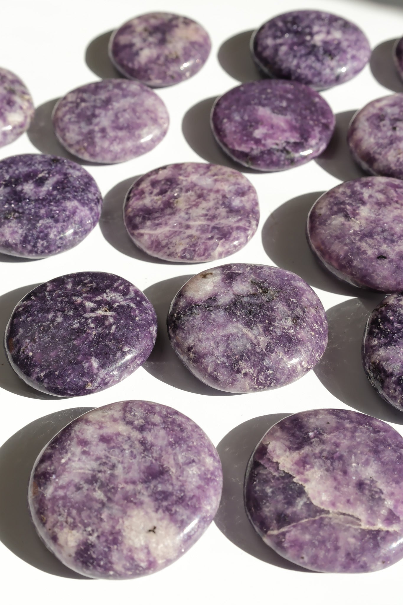 Lepidolite Flat Stone