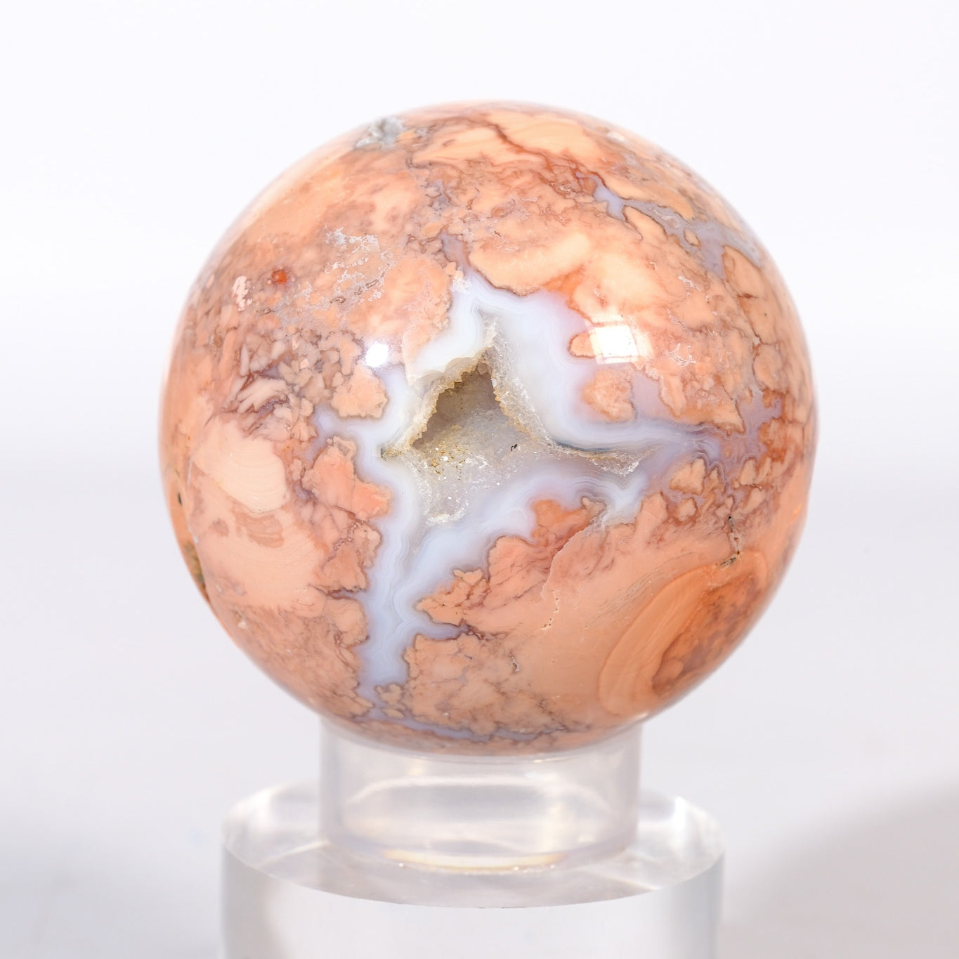 Pink Agate Sphere