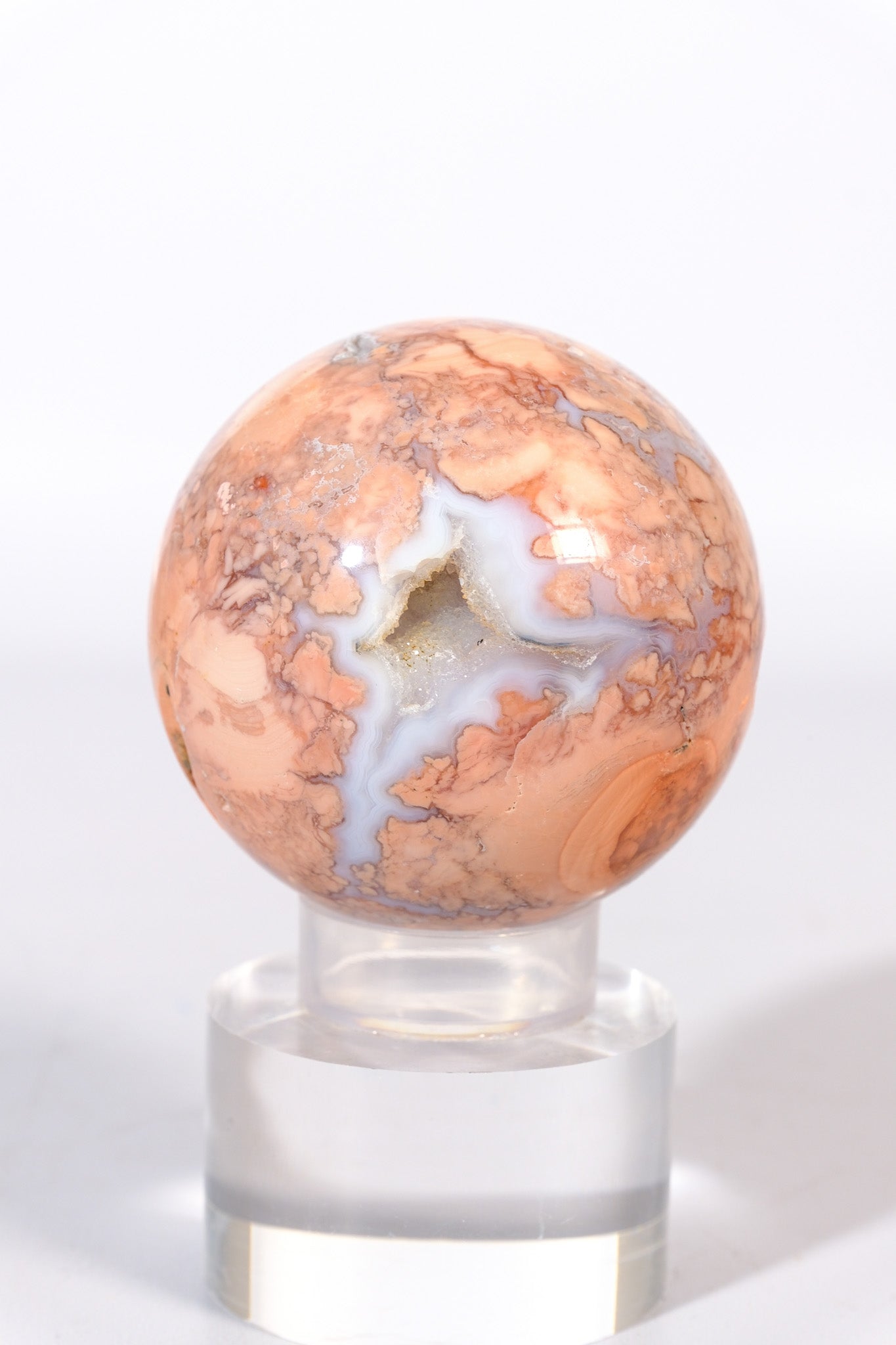 Pink Agate Sphere