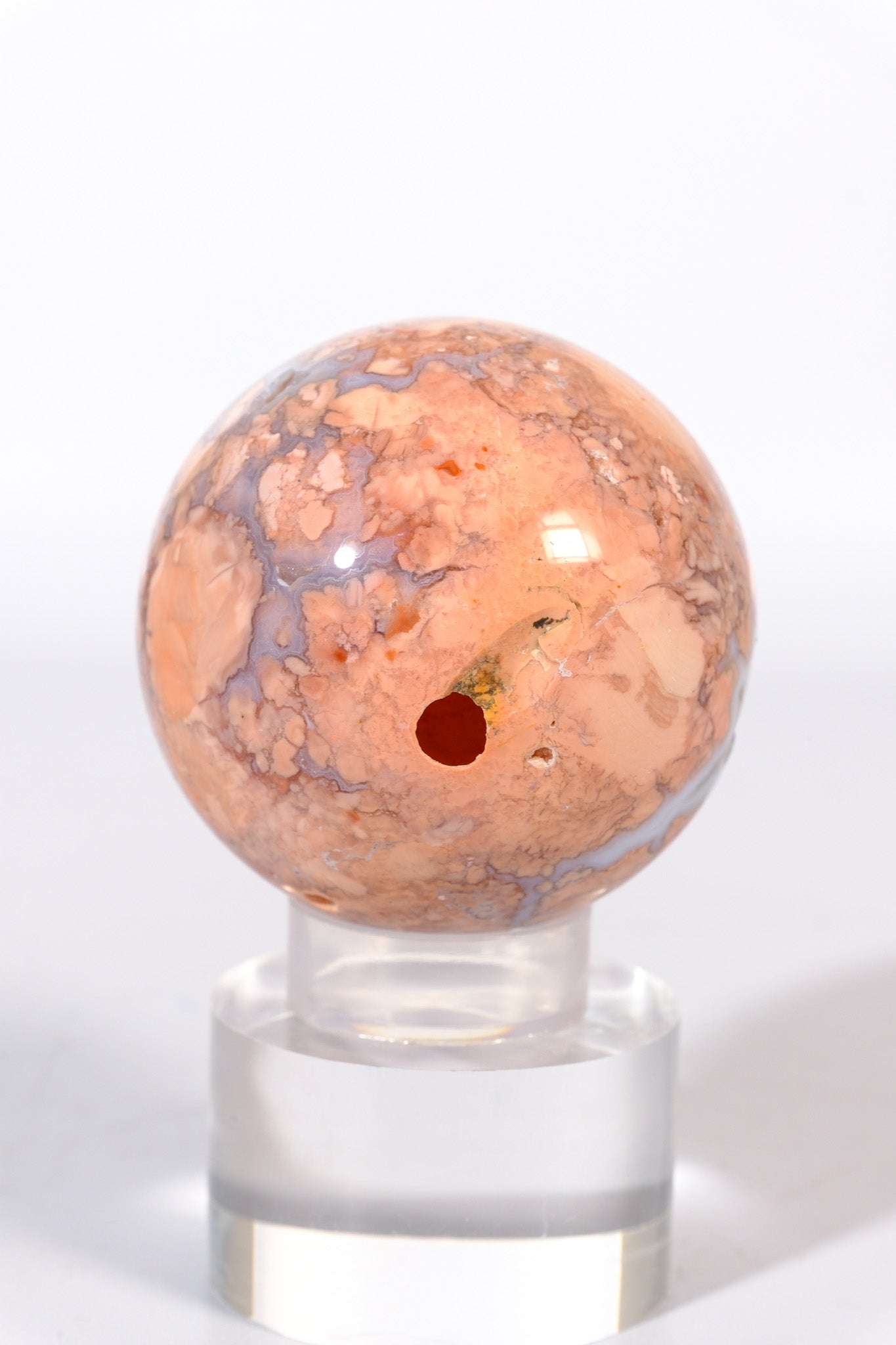 Pink Agate Sphere