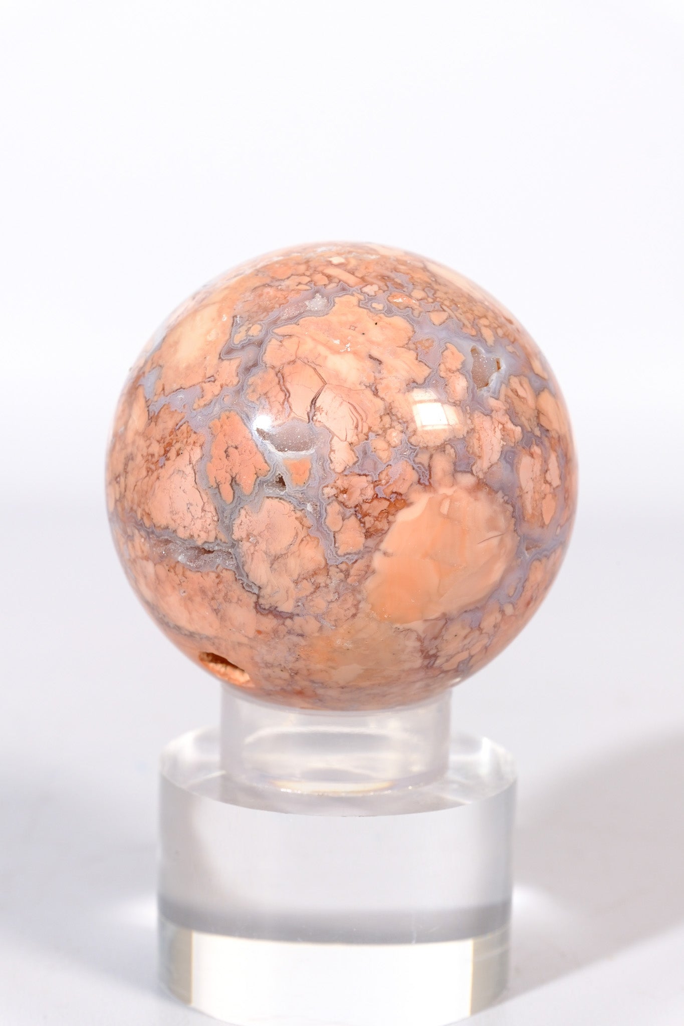 Pink Agate Sphere